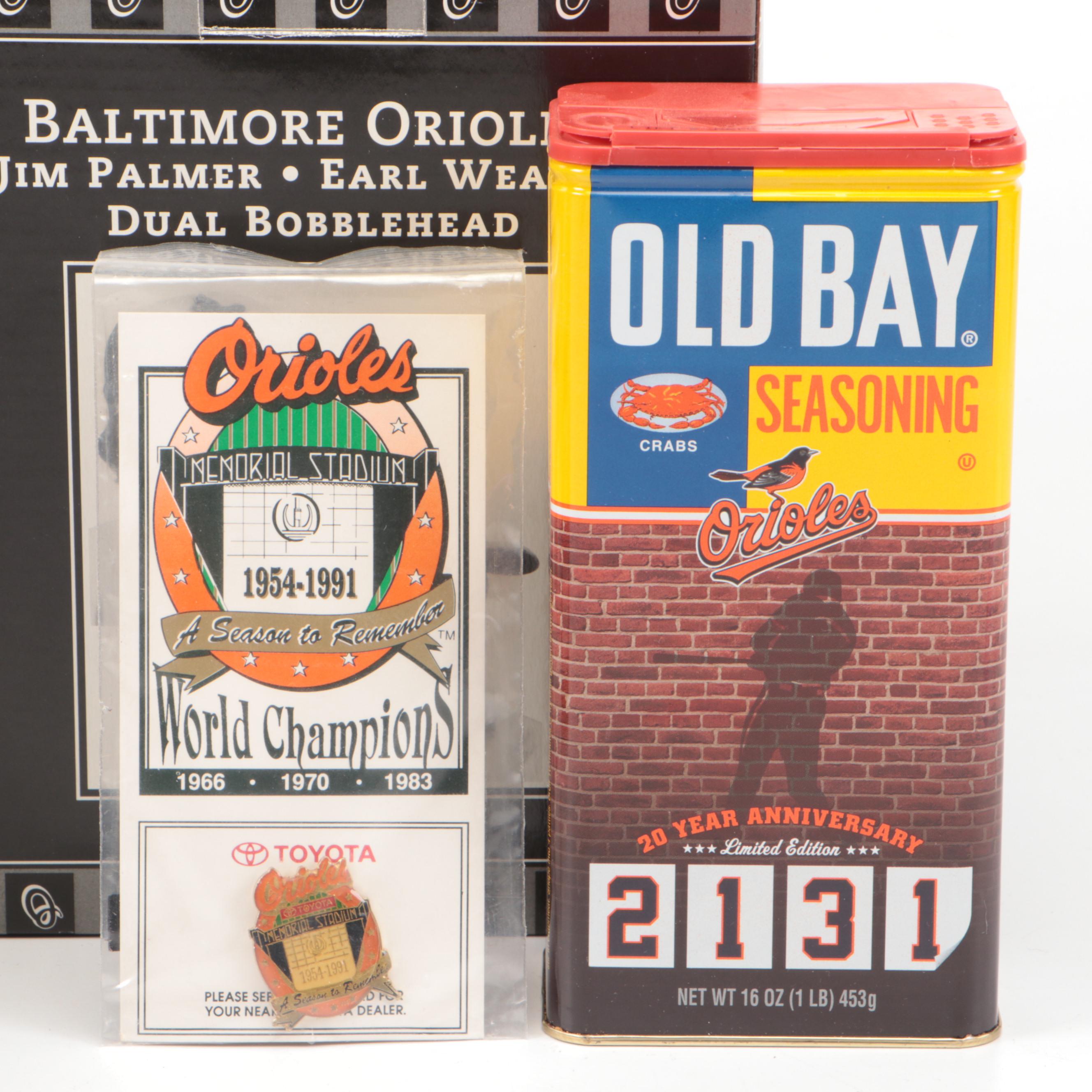 Baltimore Orioles Bobbleheads, Pin, Diecast Cars and More