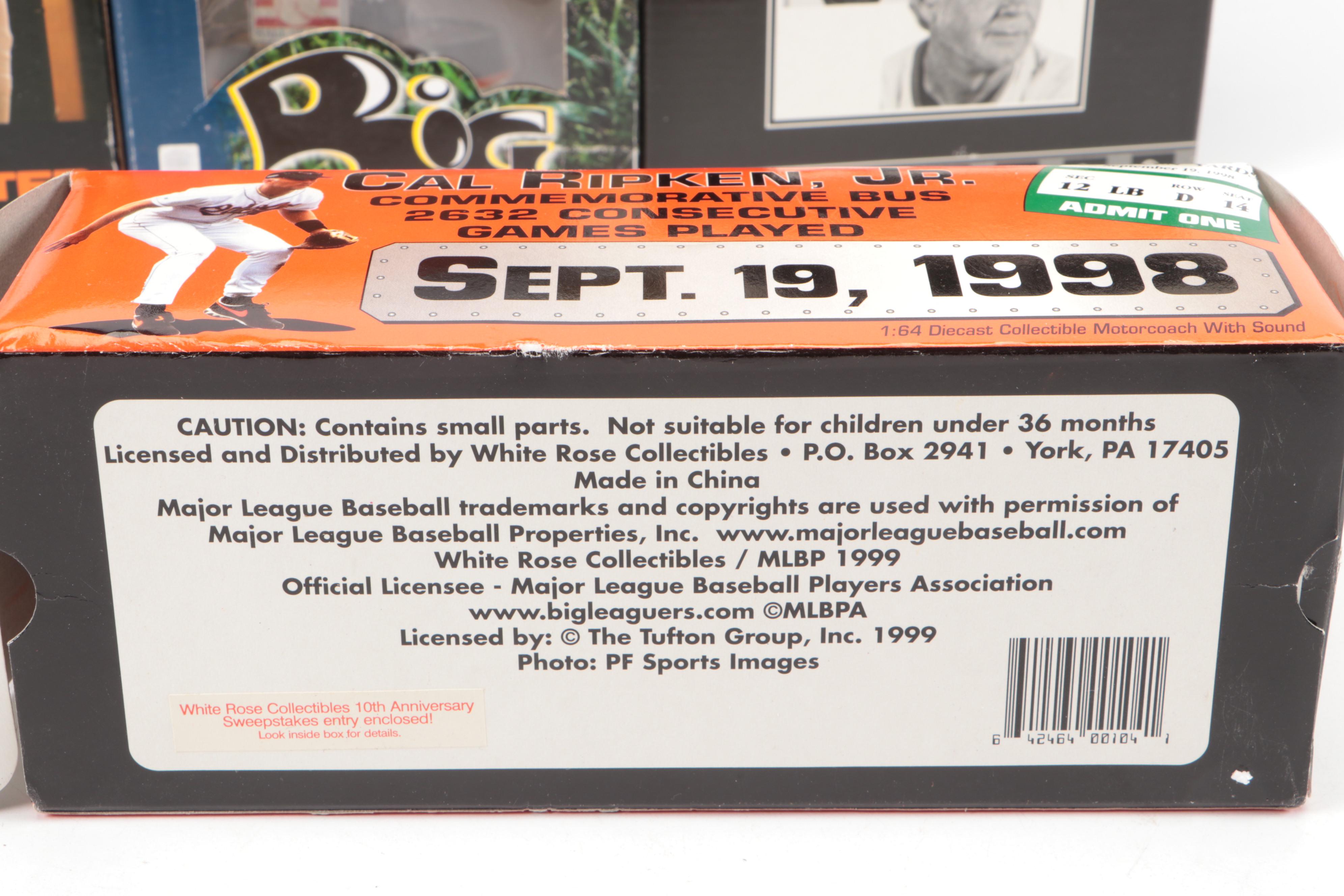Baltimore Orioles Bobbleheads, Pin, Diecast Cars and More