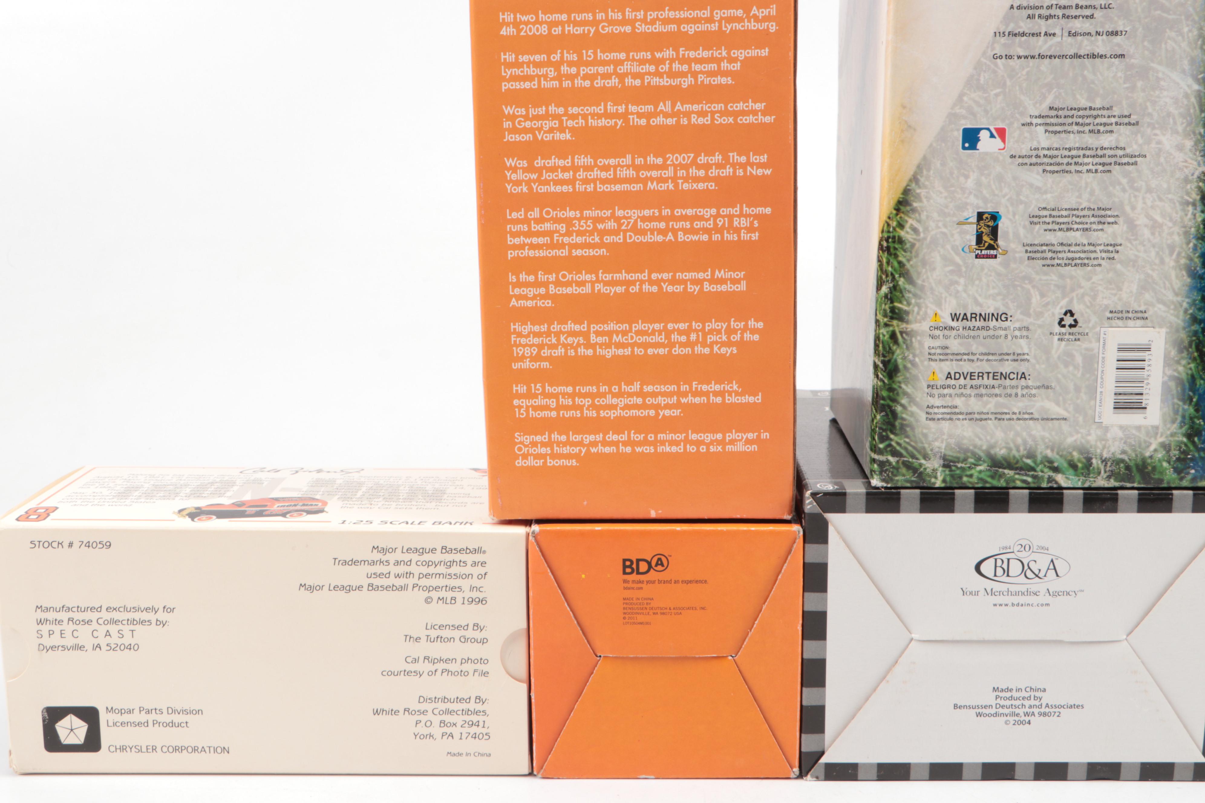 Baltimore Orioles Bobbleheads, Pin, Diecast Cars and More