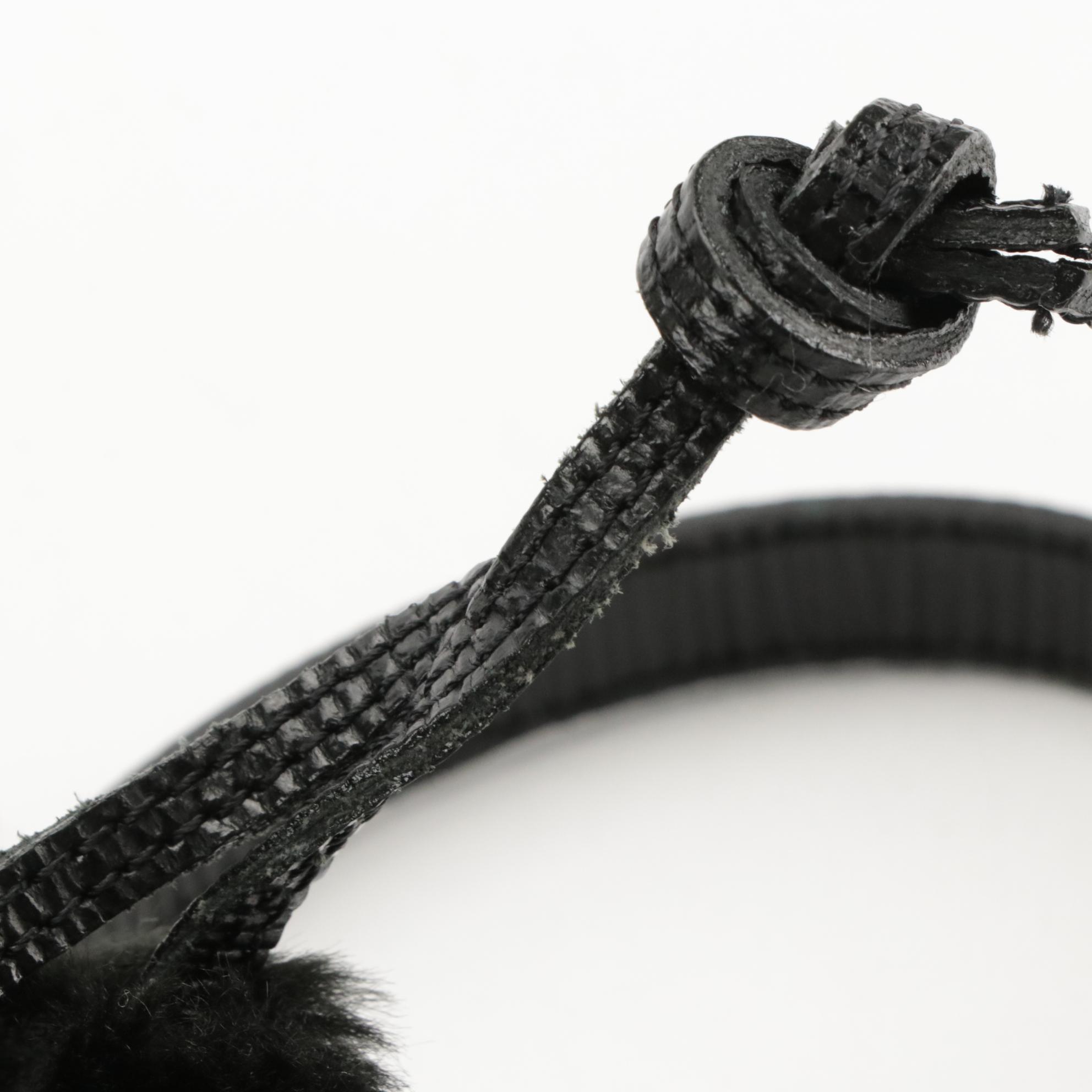 Fendi Two-Way Drawstring Tote in Quilted Zucca Nylon Jacquard and Shearling