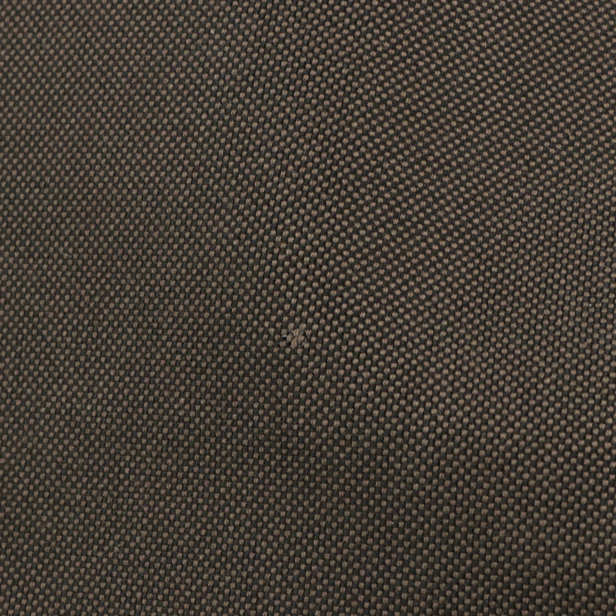 Prada Slim Crossbody Tote in Logo Canapa Canvas with Leather Trim