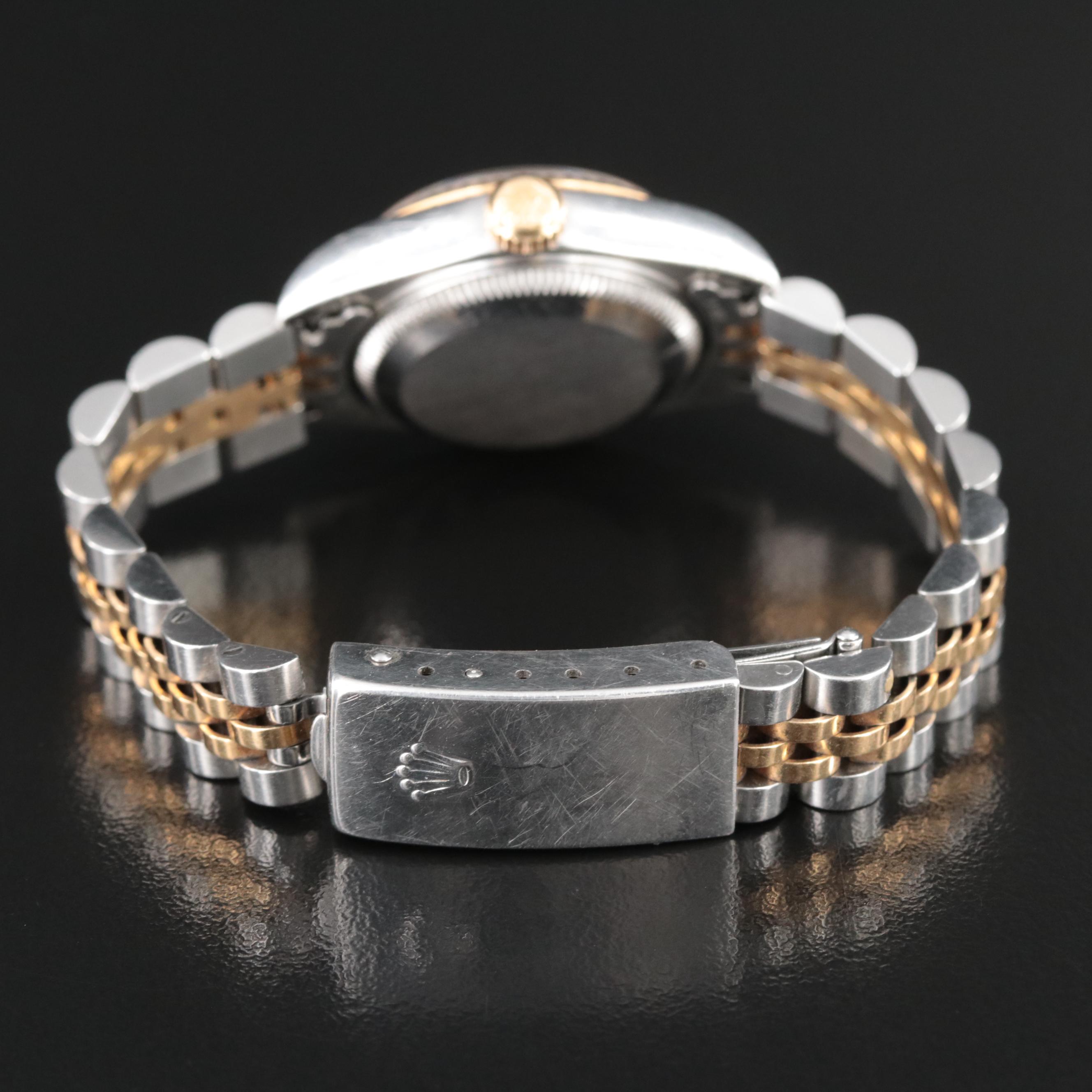 2000 Rolex Datejust Custom Diamond Dial Two-Tone Automatic Watch