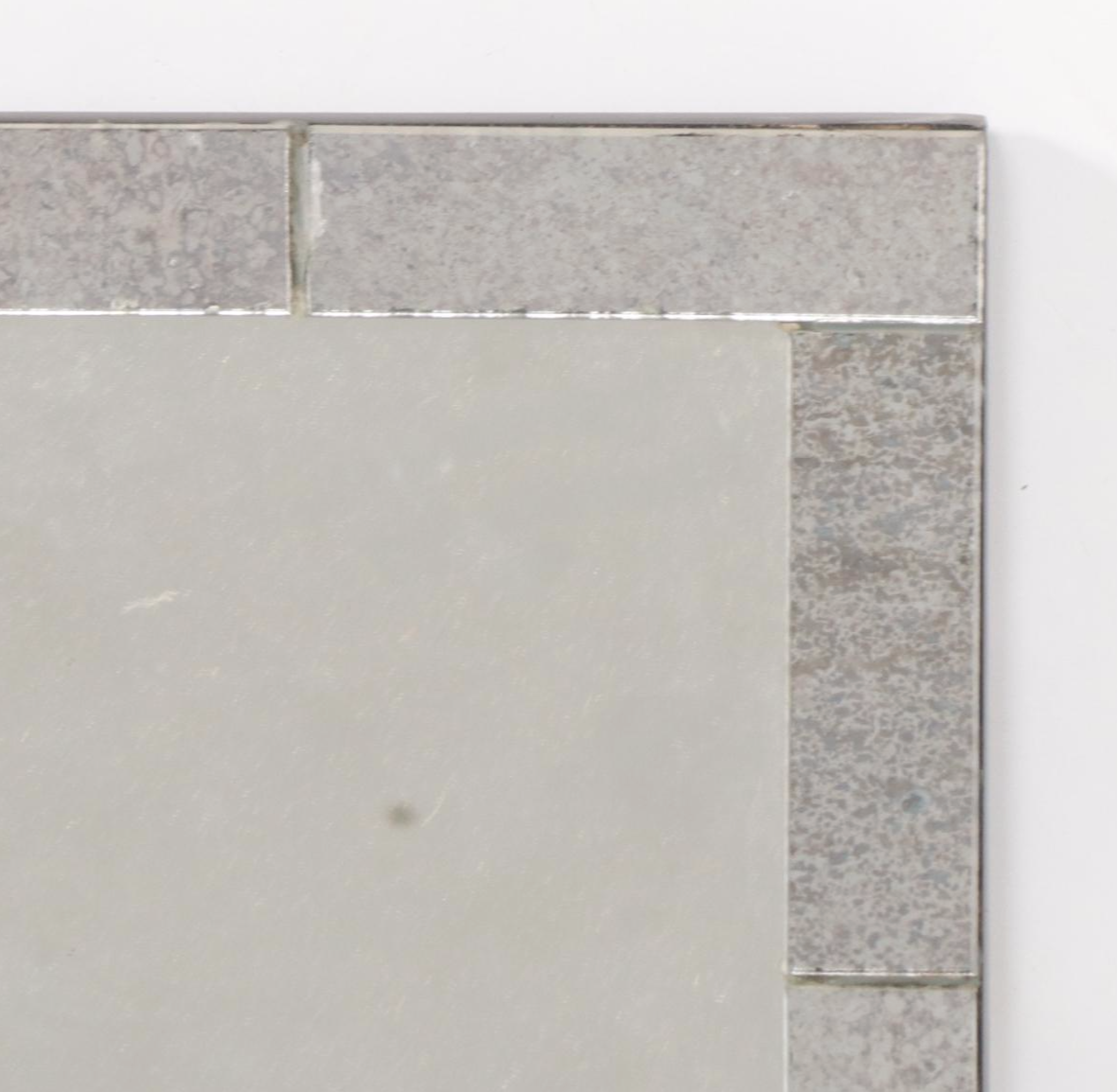 Ballard Designs Mercury Glass Framed Wall Mirror Pair