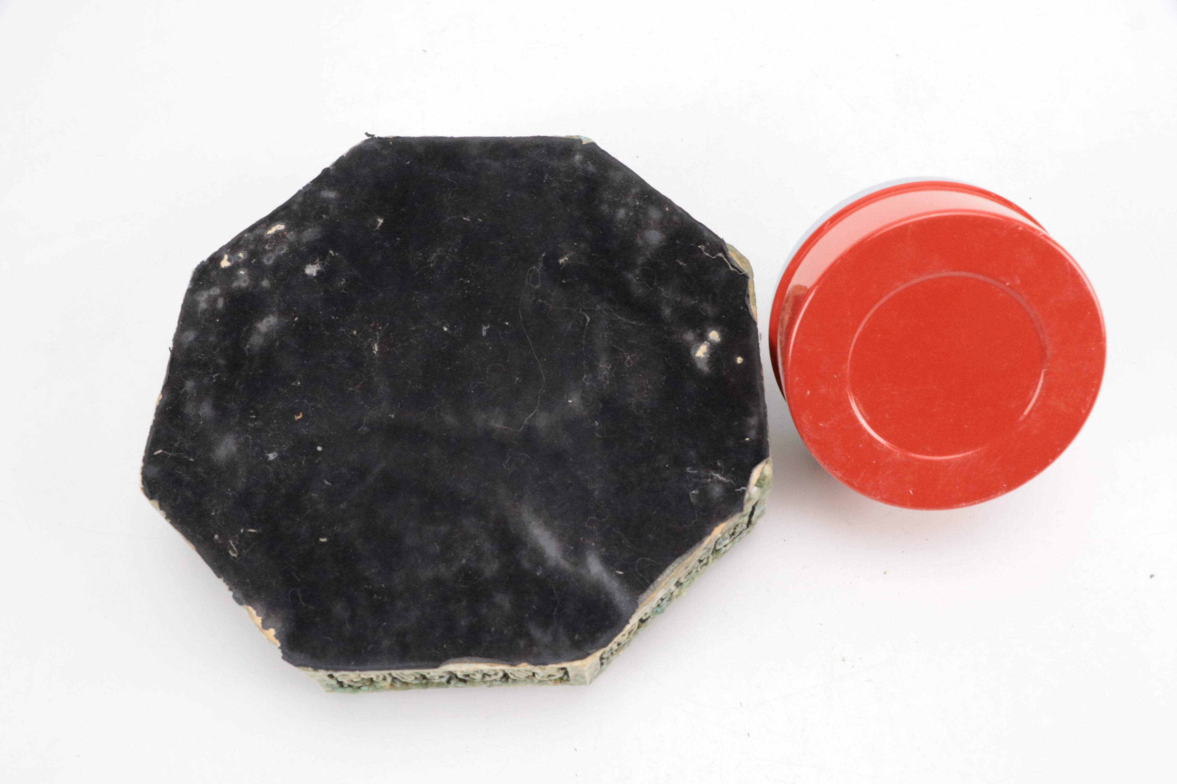 Royal Haeger and Other Ceramic, Metal and Black Lava Ashtrays