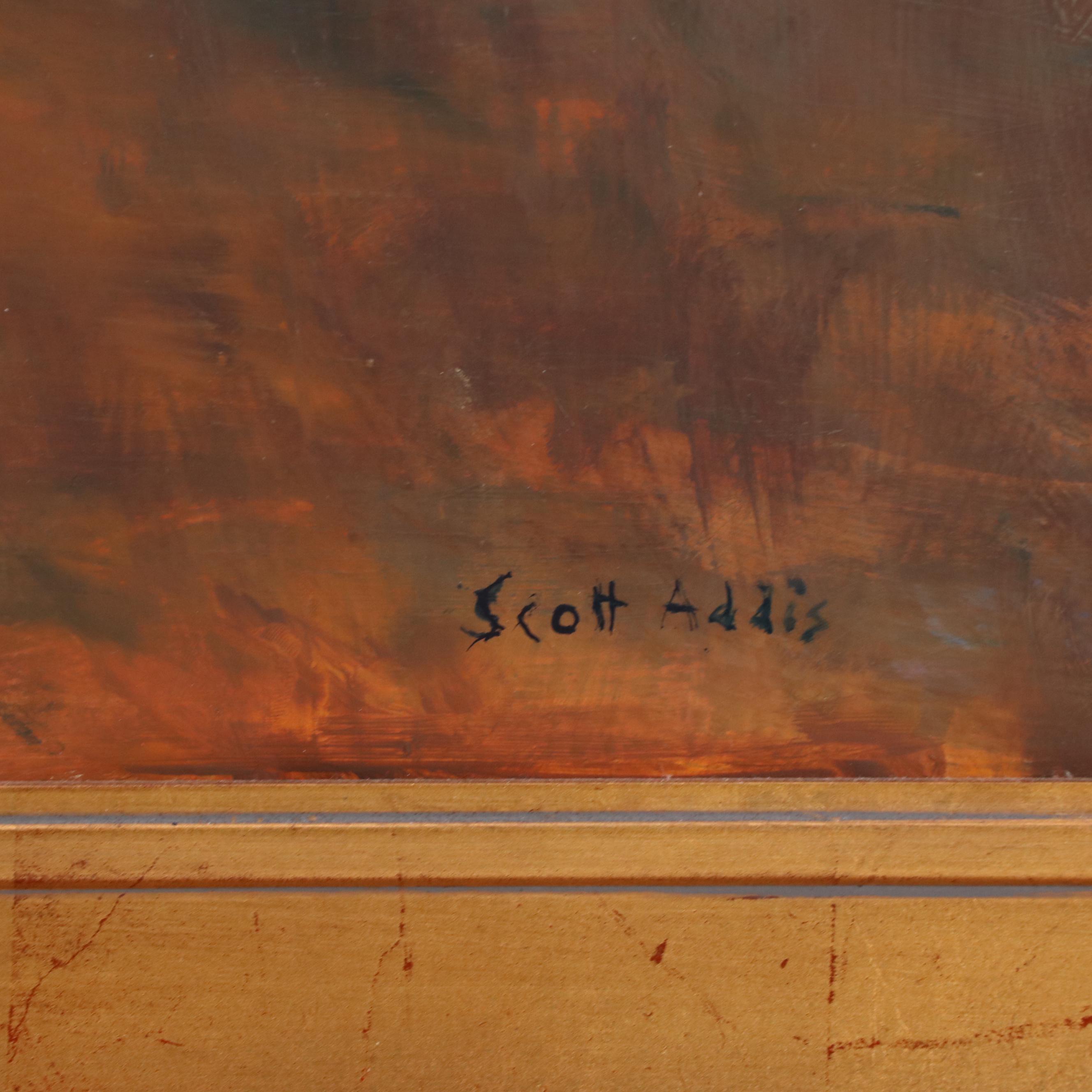 Scott Addis Large-Scale Abstract Landscape Oil Painting