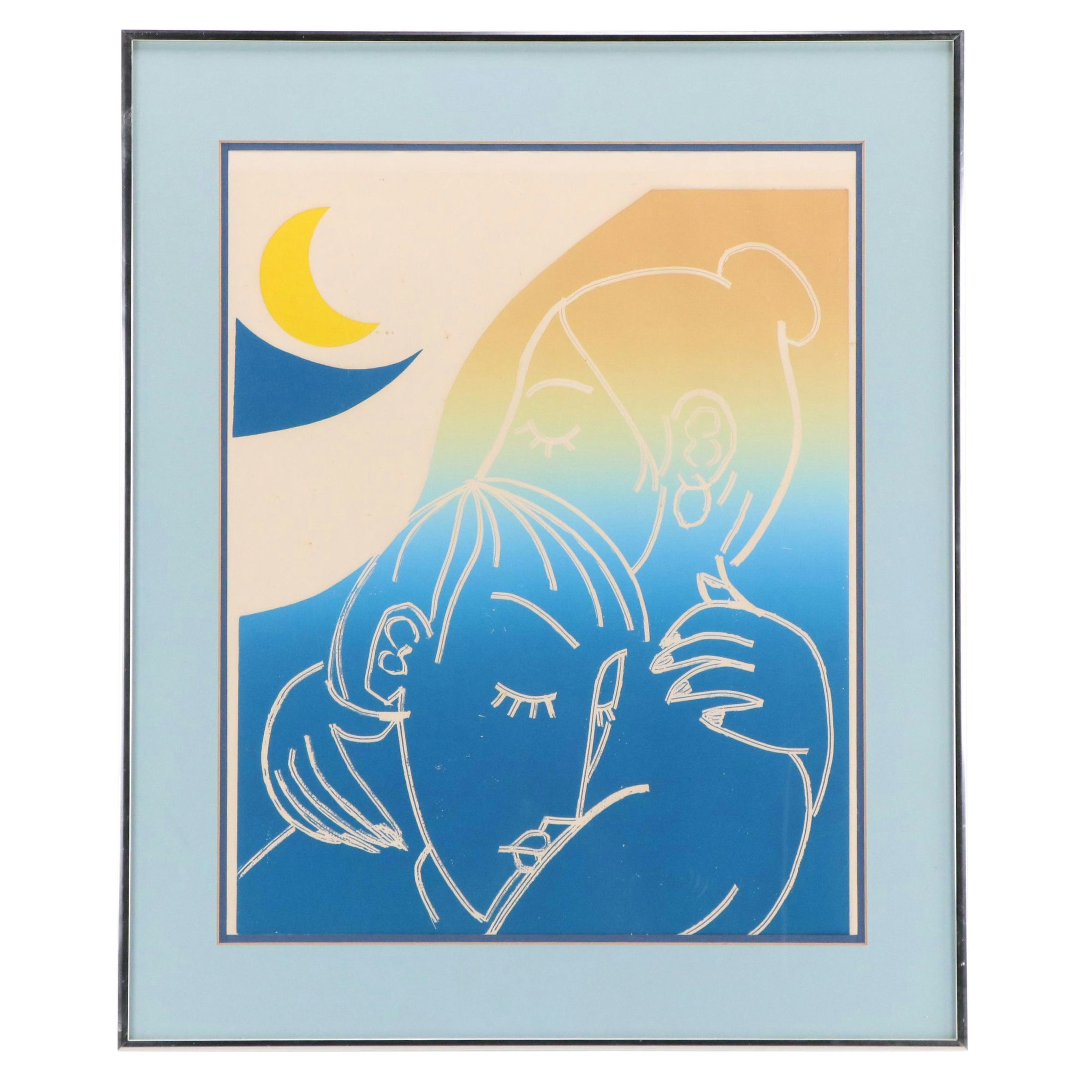 Anatole Krasnyansky Serigraph "Golden Sunrise," 1998