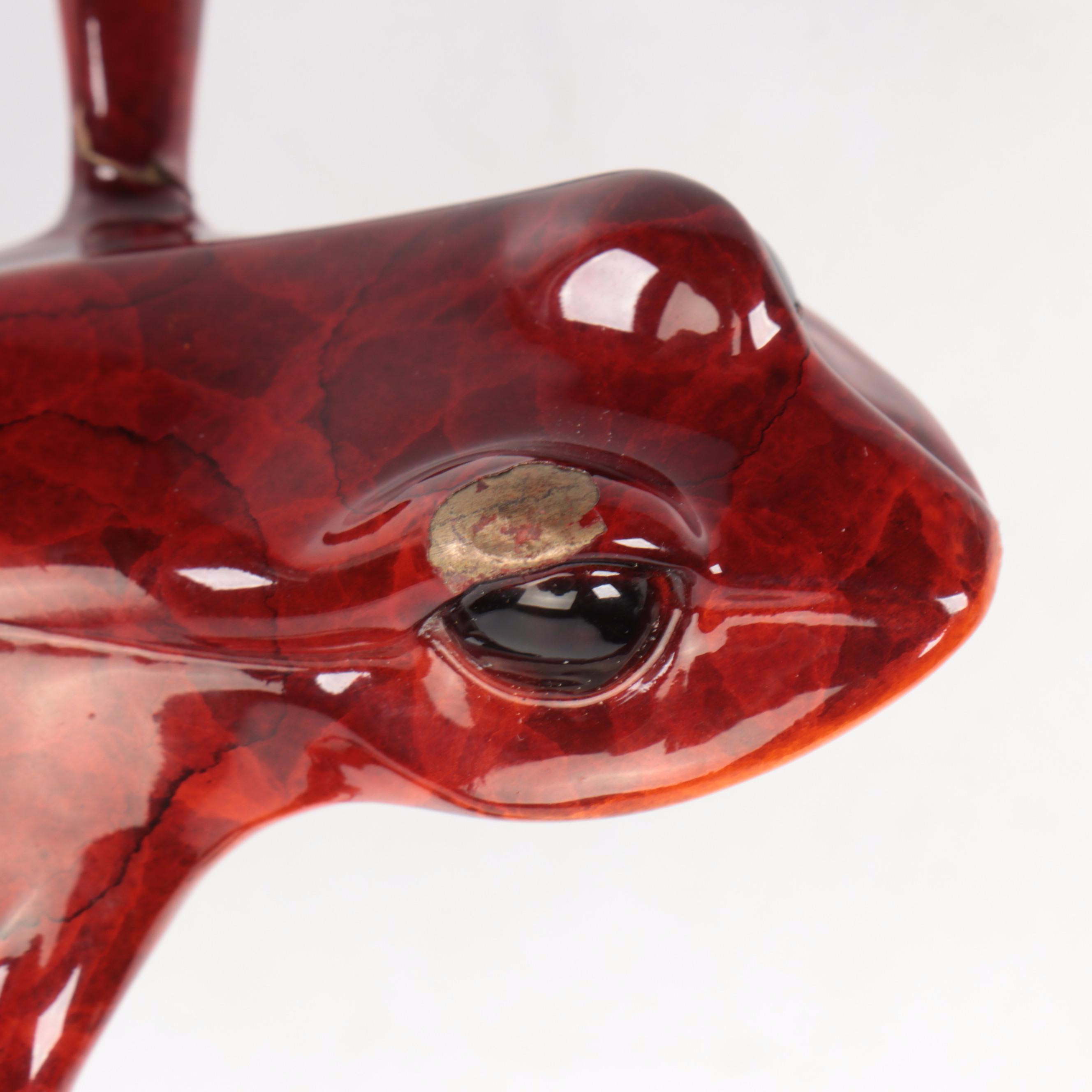 Tim Cotterill "Frogman" Limited Edition Enameled Bronze Frog Sculpture, 2004