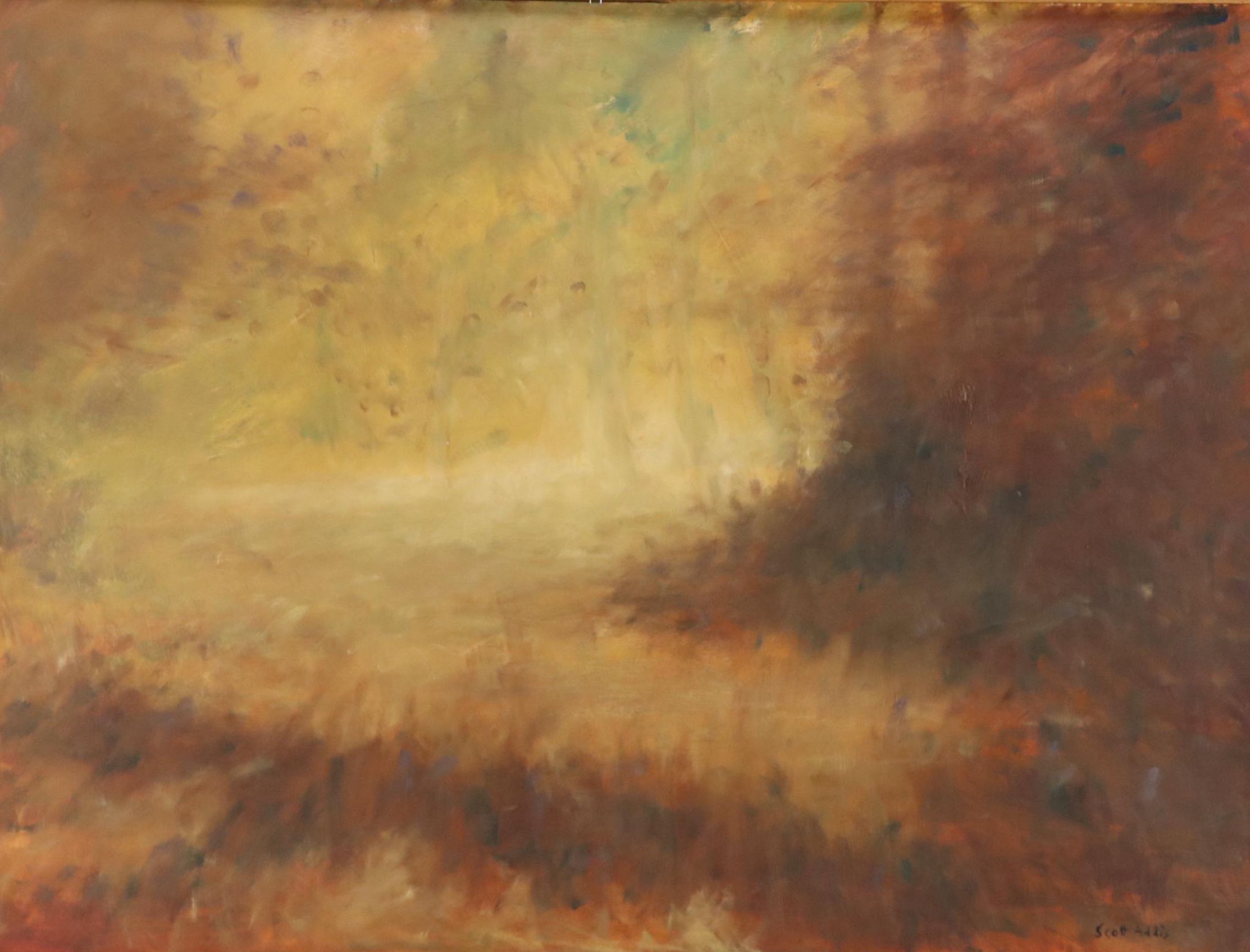 Scott Addis Large-Scale Abstract Landscape Oil Painting
