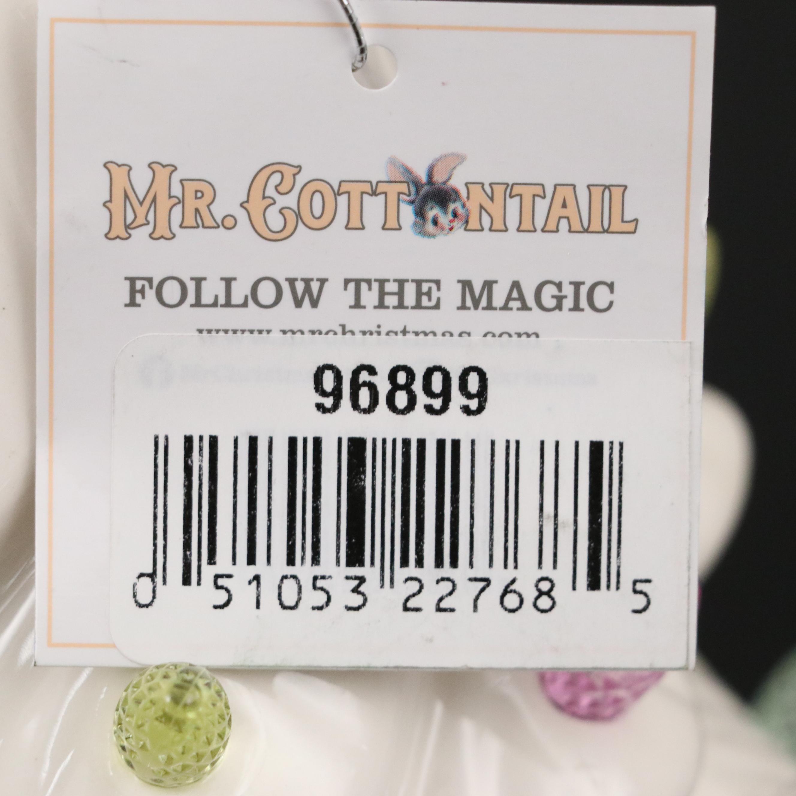 Mr. Cottontail 13" Illuminated Ceramic Easter Tree