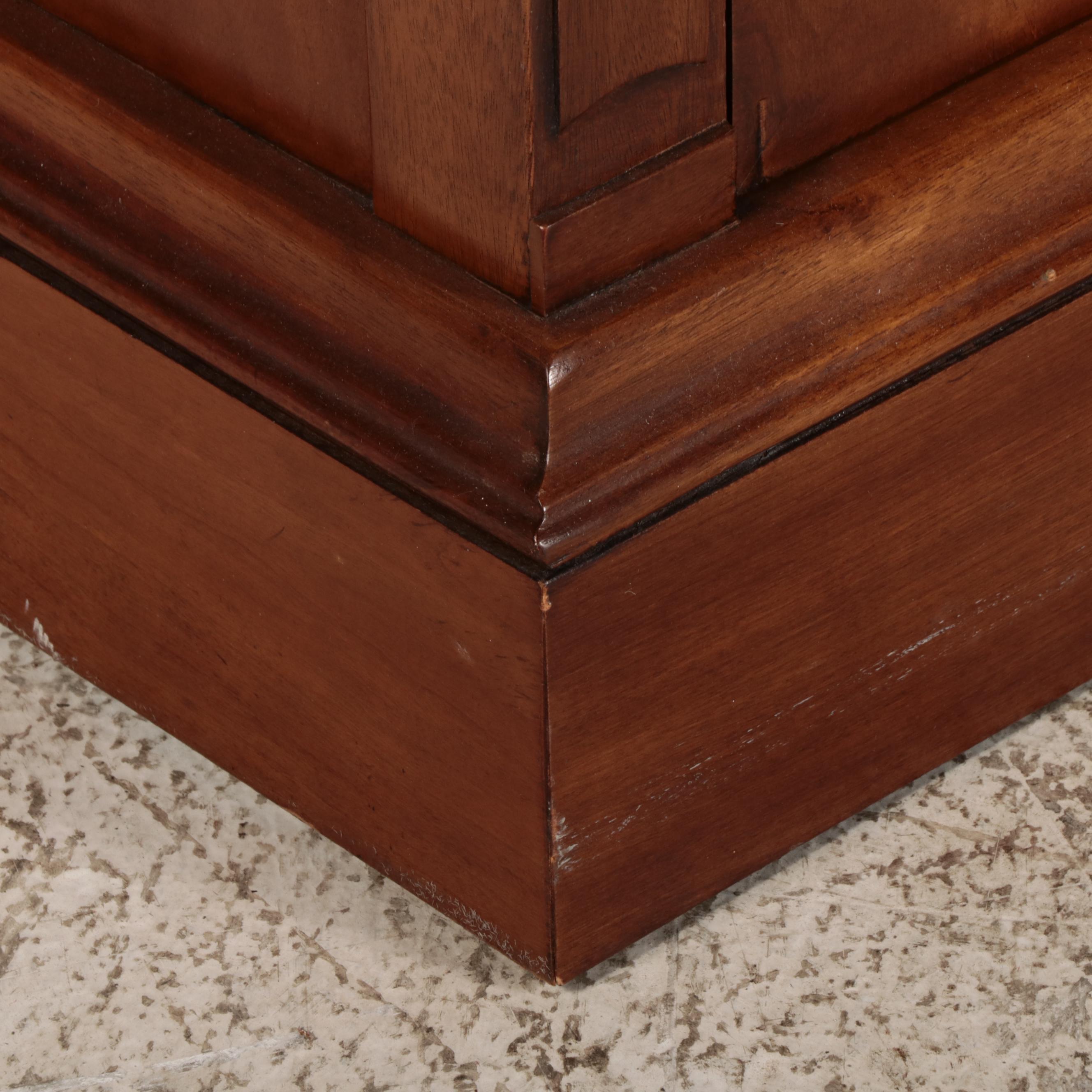 Drexel "Repertoire" Cherrywood, Walnut, and Burl Elm China Cabinet