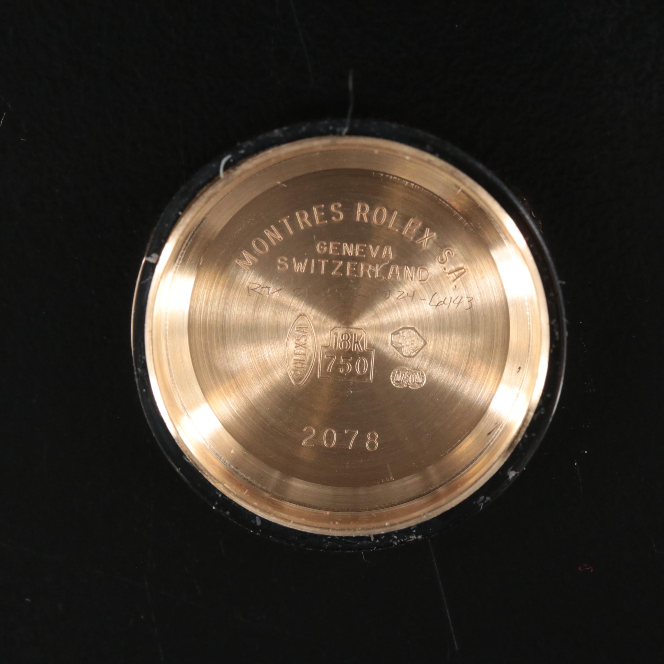 1999 18K Rolex Custom Diamond Dial and Bezel Datejust President Watch