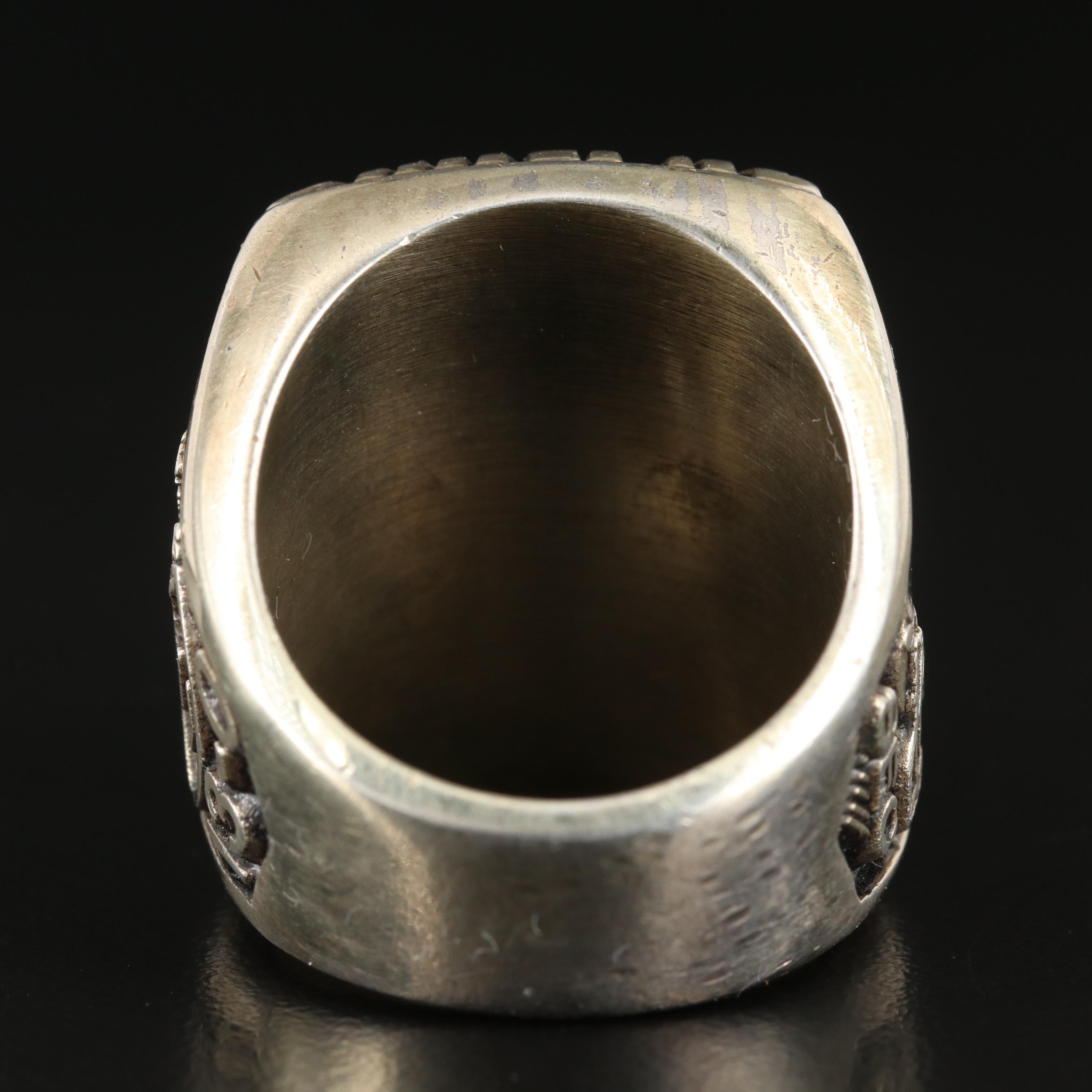 Alabama National Champions 1992 Sugar Bowl Sterling Ring