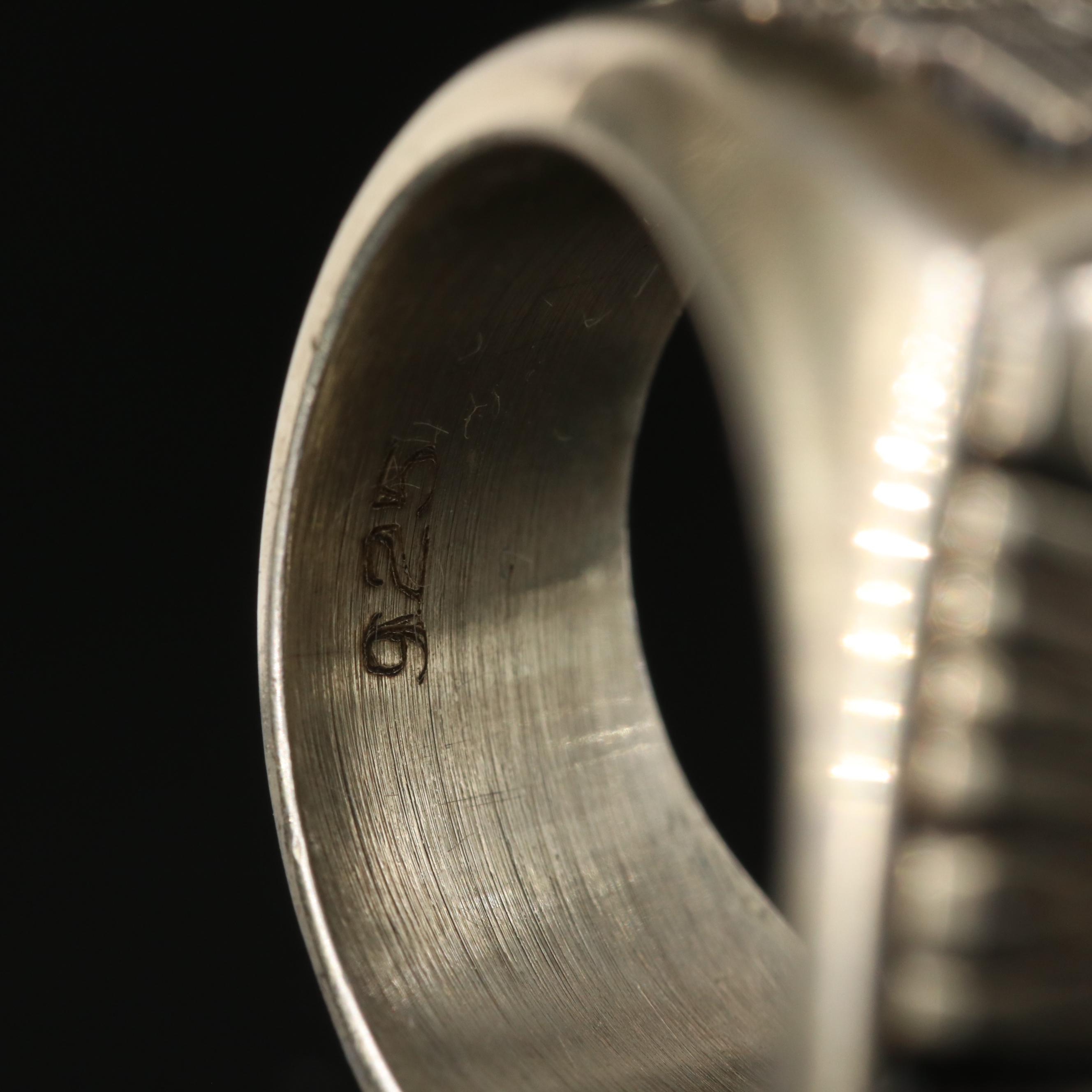 Alabama National Champions 1992 Sugar Bowl Sterling Ring