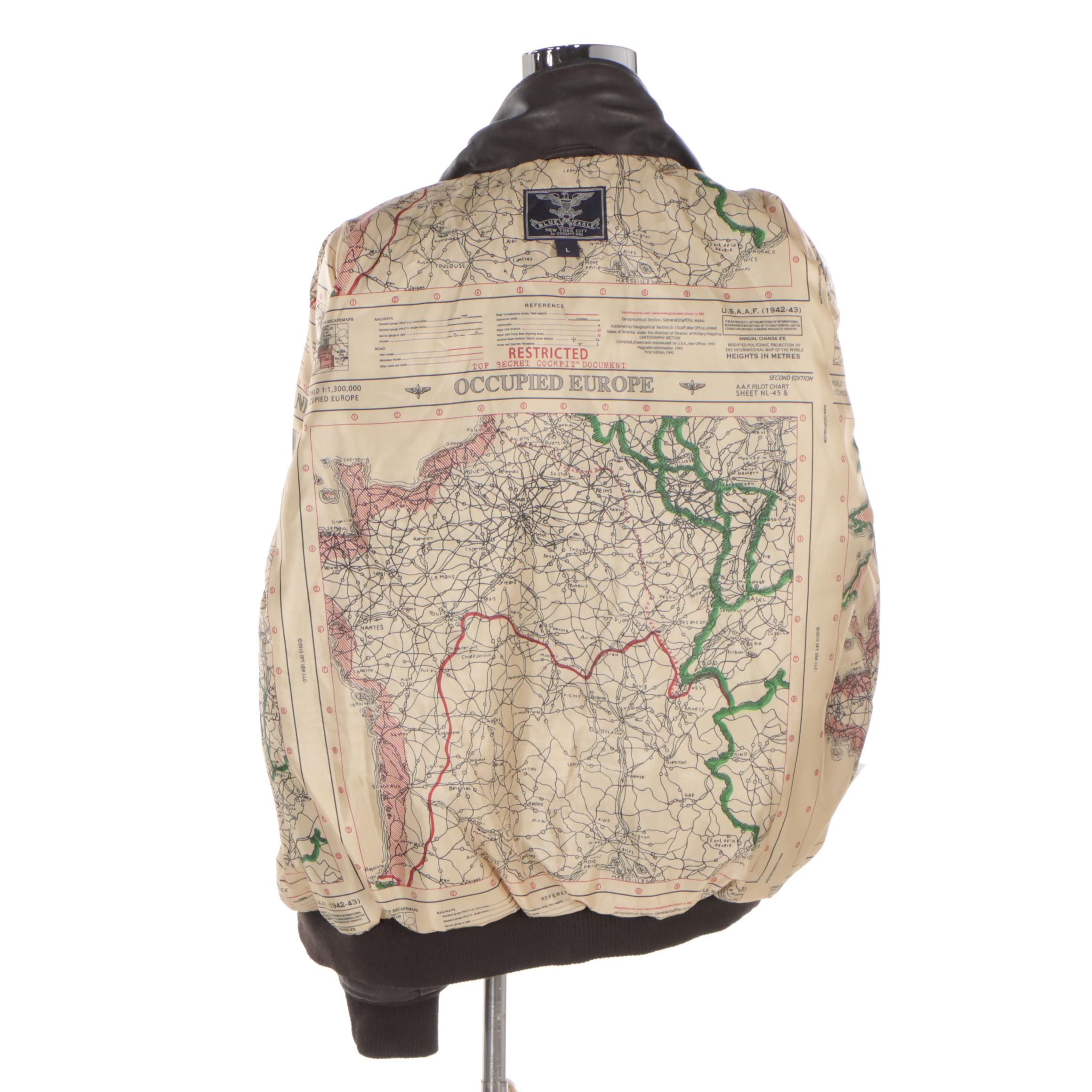 Men's Cockpit USA Army Air Corps Flight Jacket in Lambskin Leather