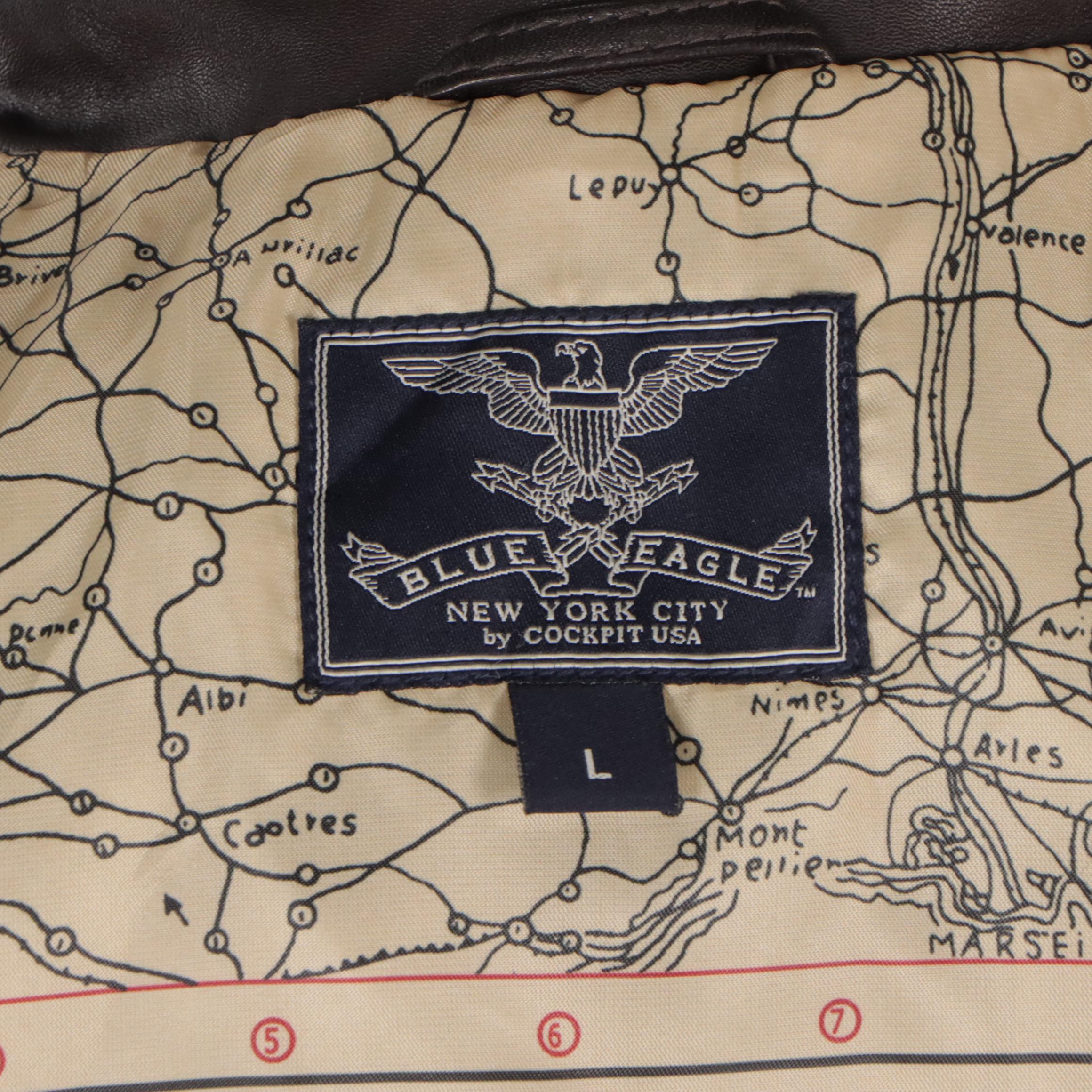 Men's Cockpit USA Army Air Corps Flight Jacket in Lambskin Leather