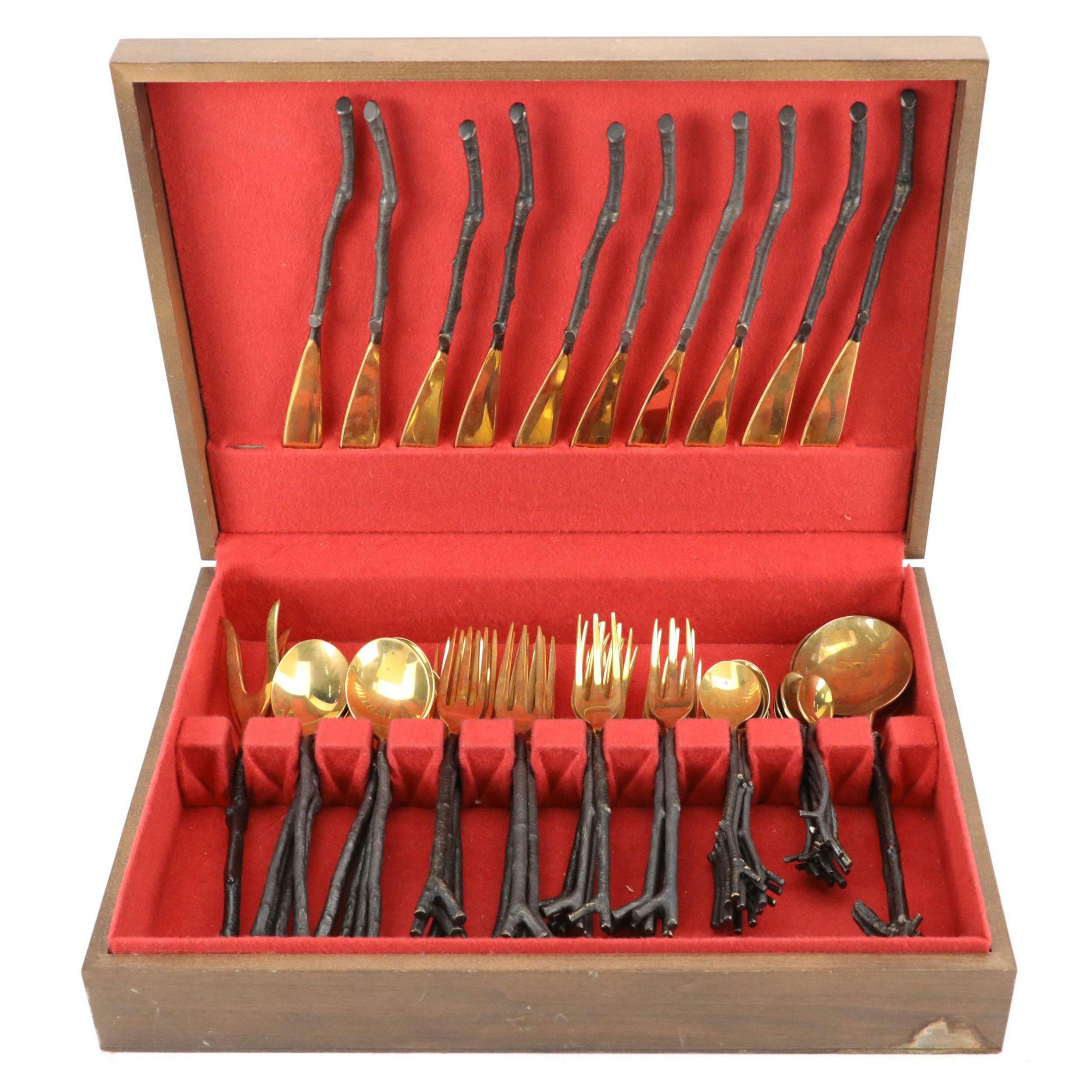 Pottery Barn "Branches" Dinner Forks, Salad Forks, Spoons, and More