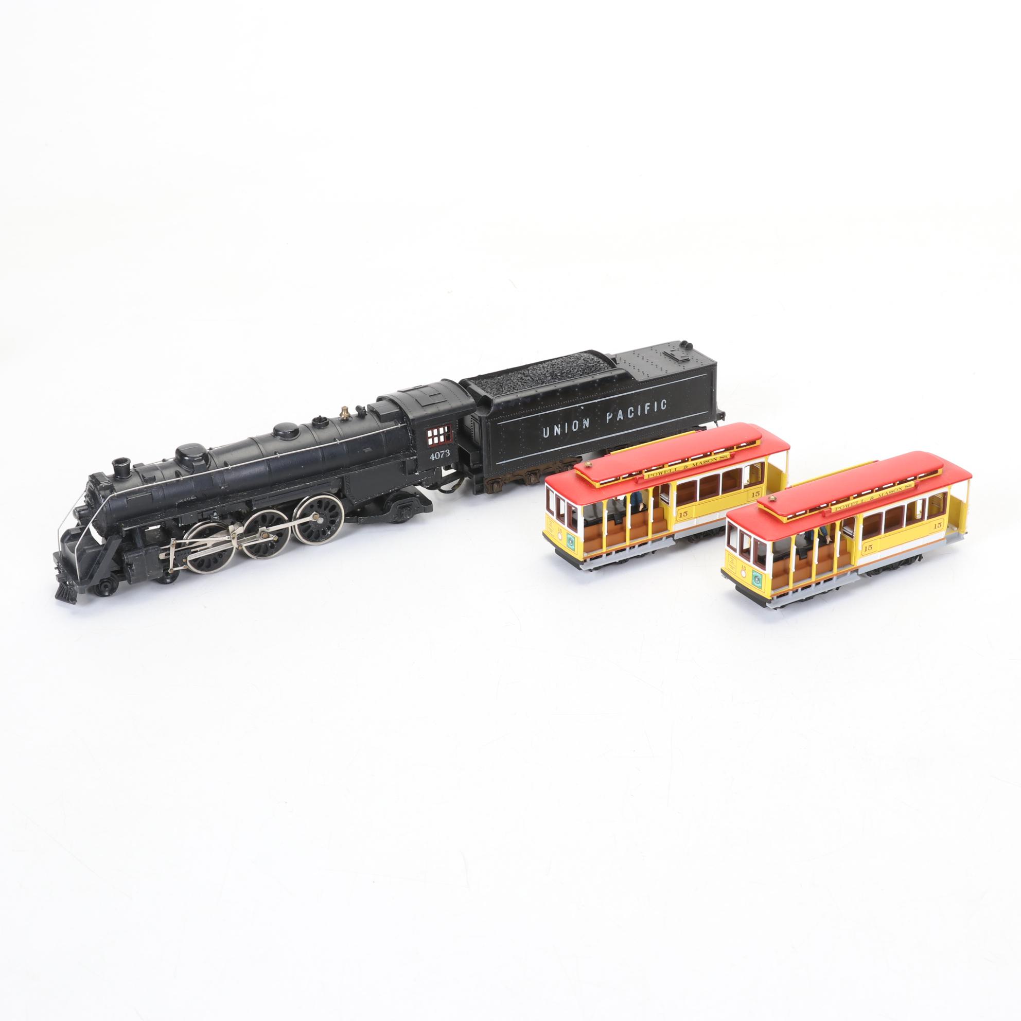 Rivarossi HO Scale Union Pacific Passenger Car Set with 2-6-2 Steam Locomotive