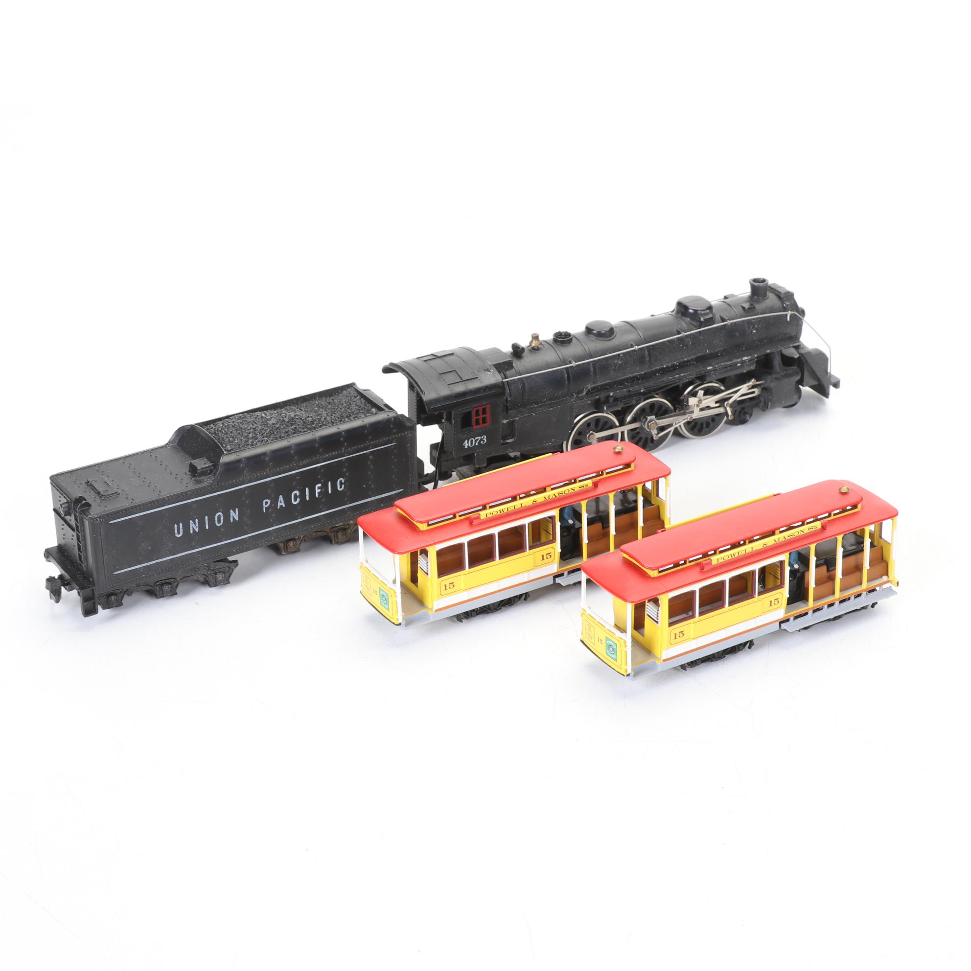 Rivarossi HO Scale Union Pacific Passenger Car Set with 2-6-2 Steam Locomotive