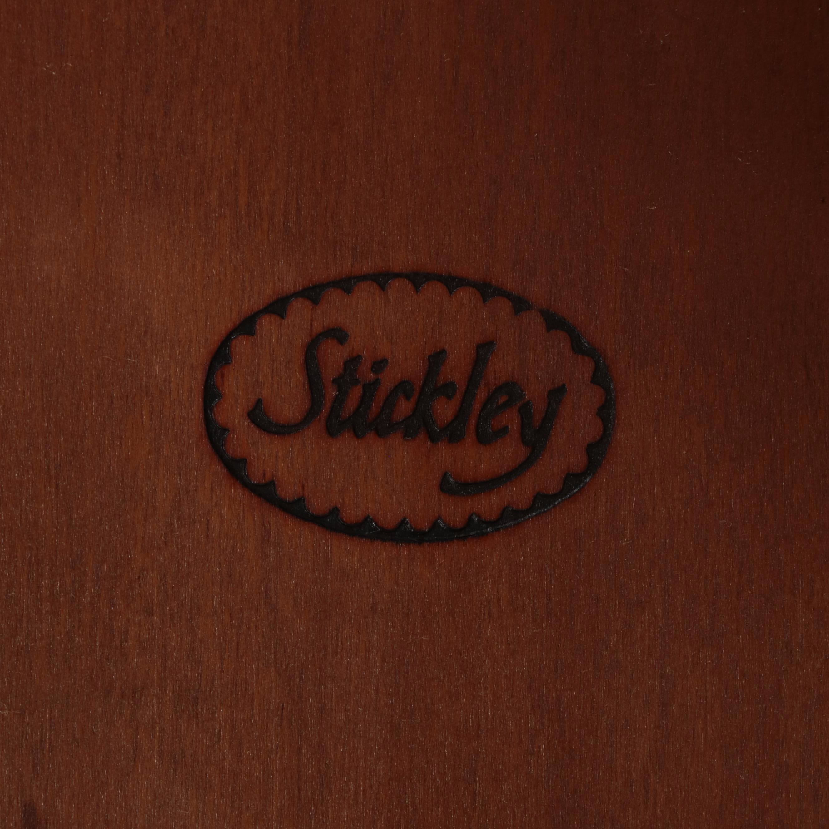 Stickley Chippendale Style Cherrywood Butler's Tray Coffee Table