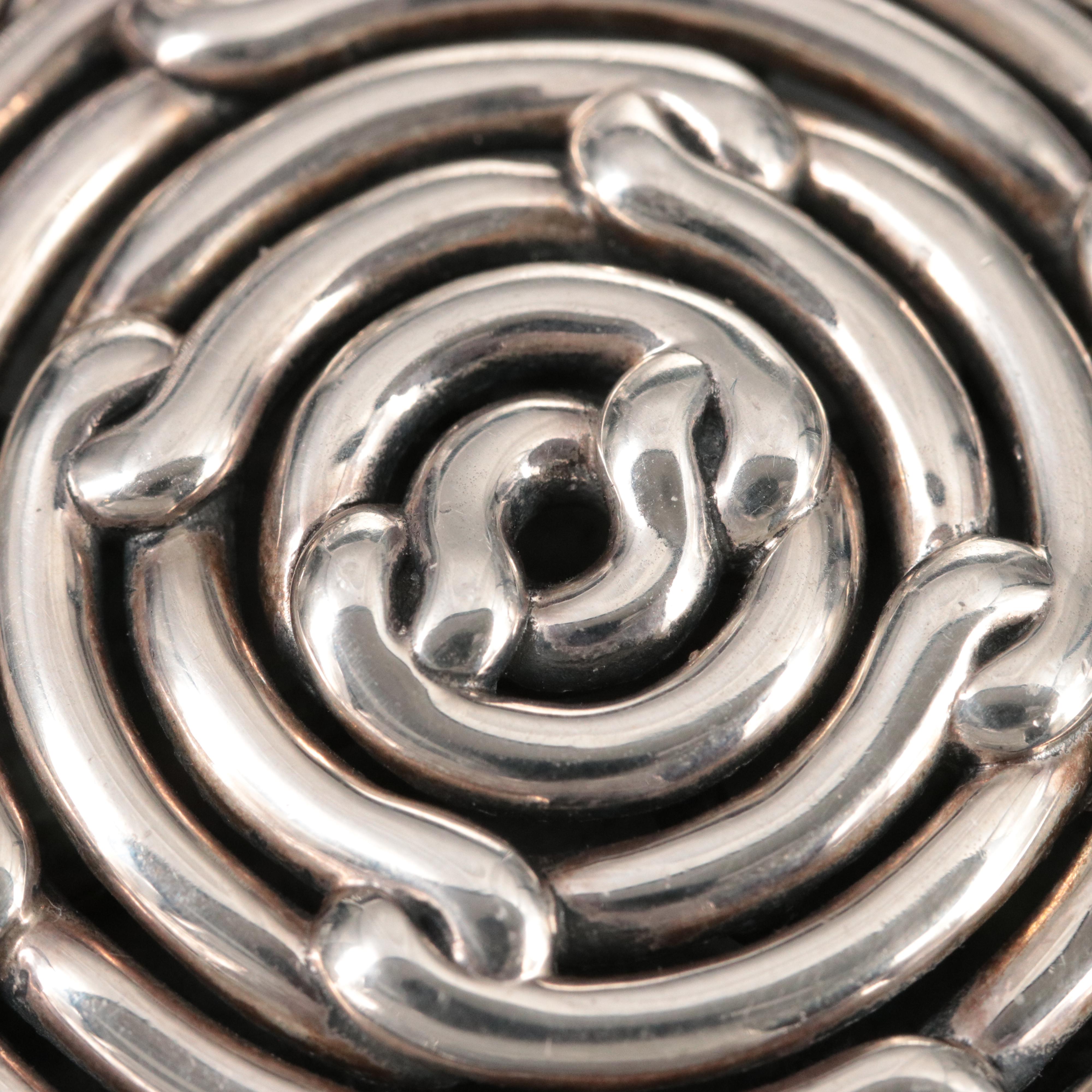 David Yurman Labyrinth Sterling Enhancer Pendant