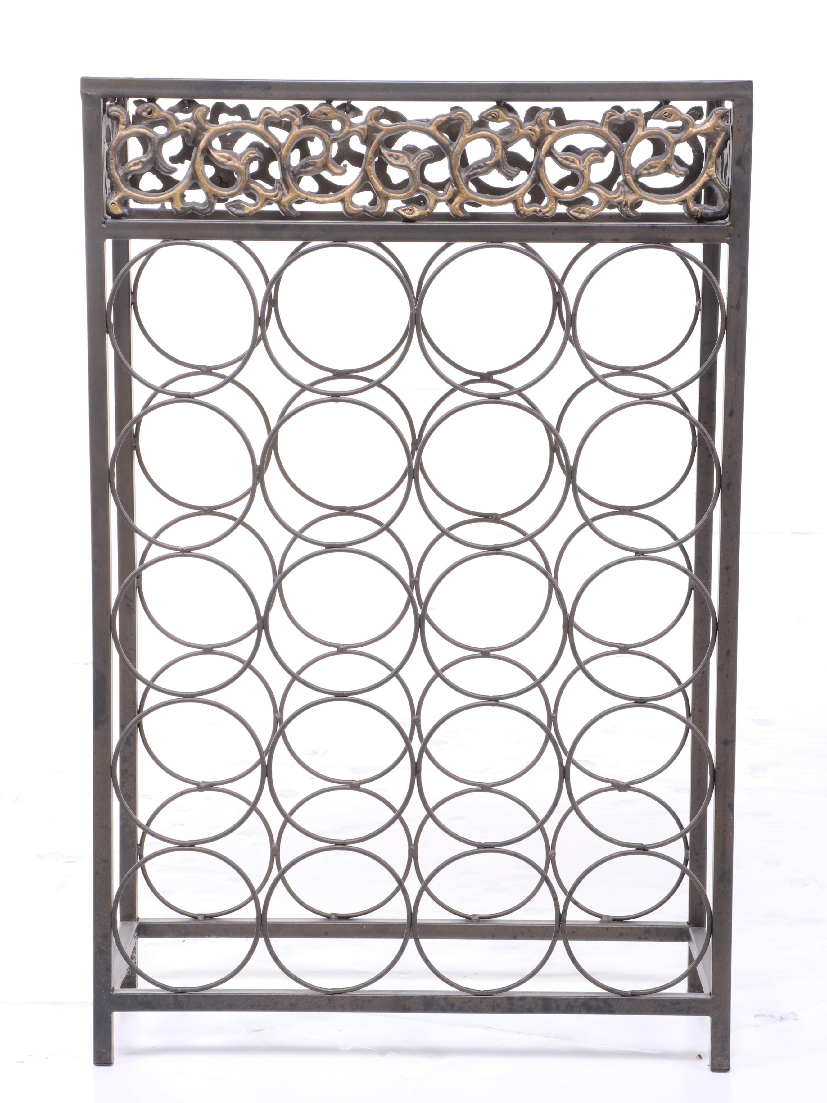 Metal Wine Bottle Holder