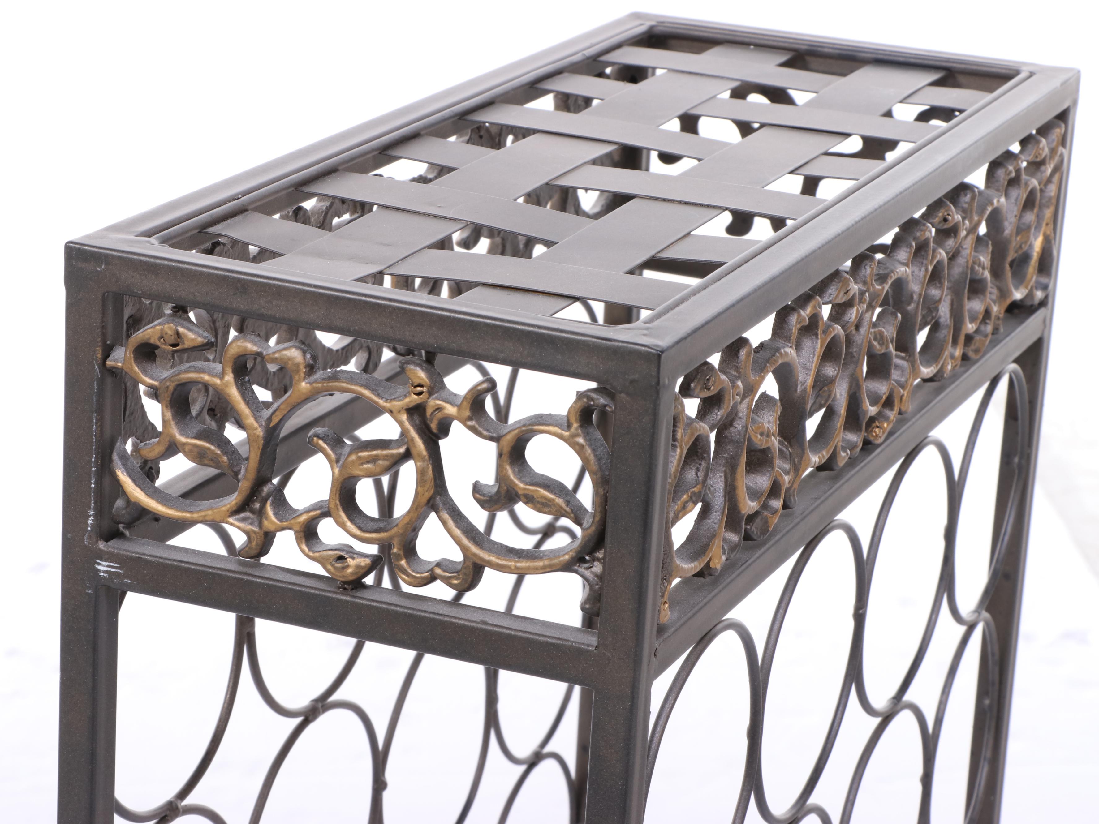 Metal Wine Bottle Holder