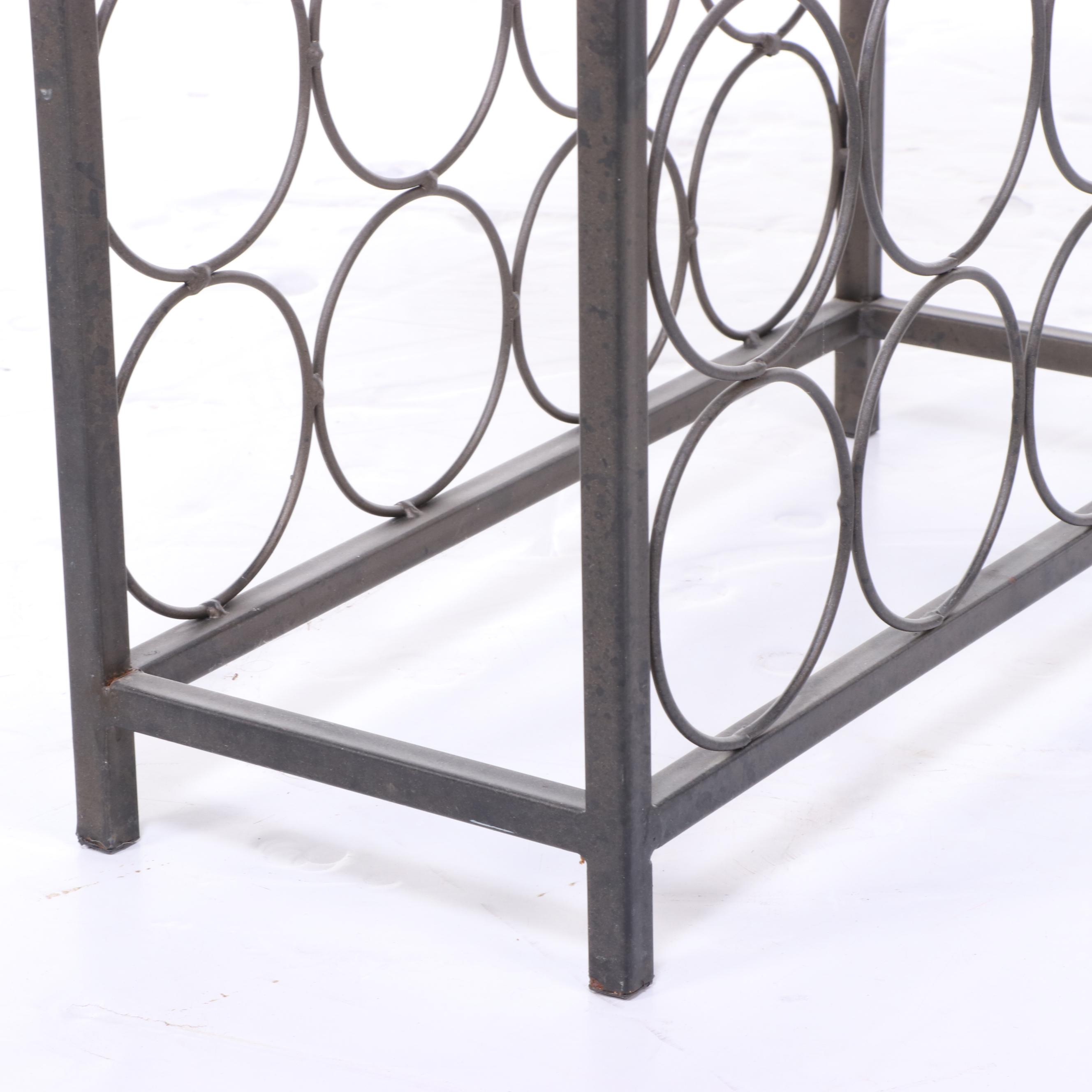 Metal Wine Bottle Holder