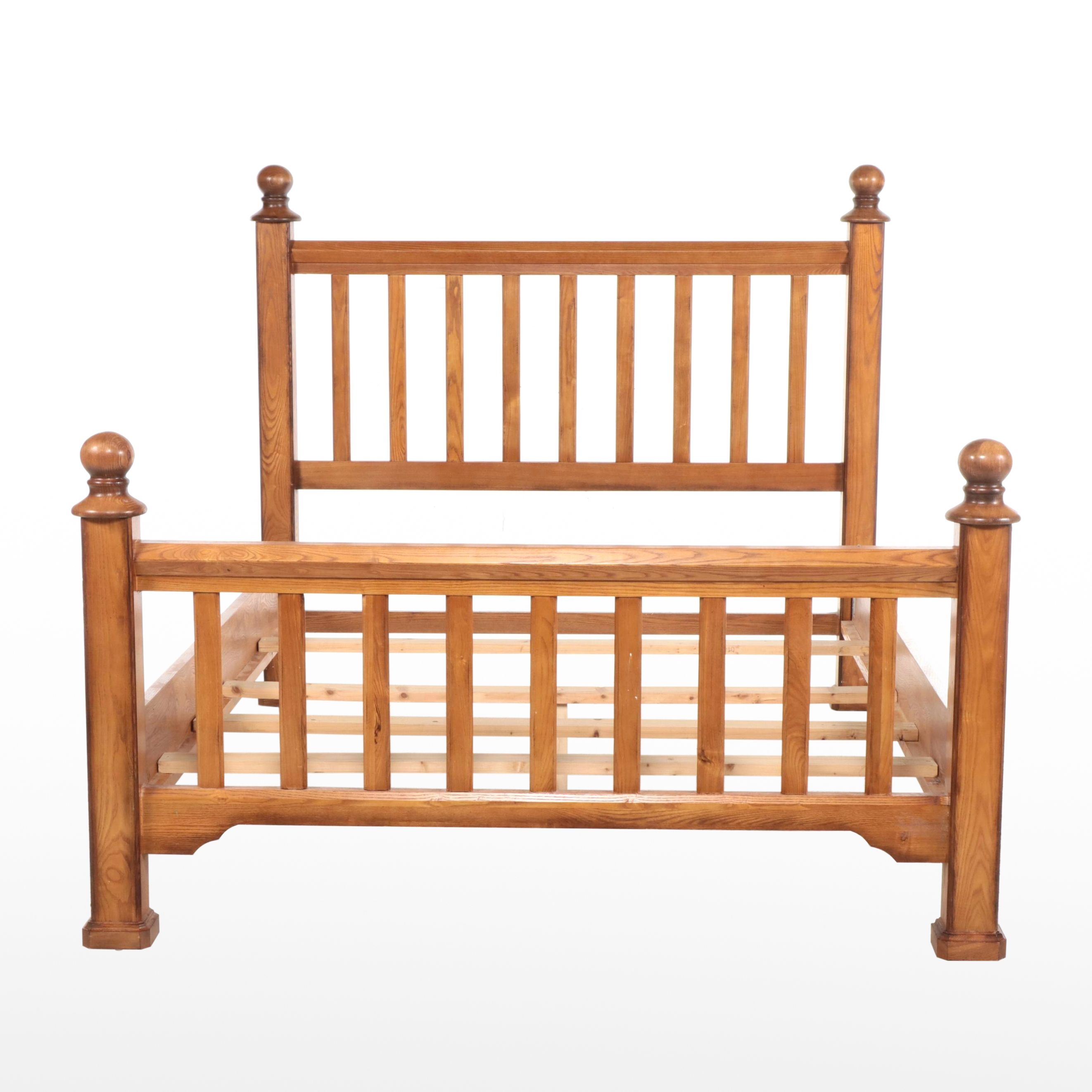 Mission Style Oak Bed Frame
