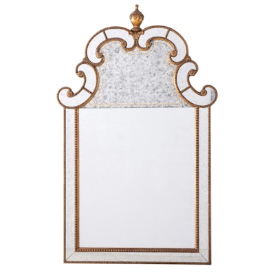 Lillian August for Hickory White Neoclassical Style Wall Mirror
