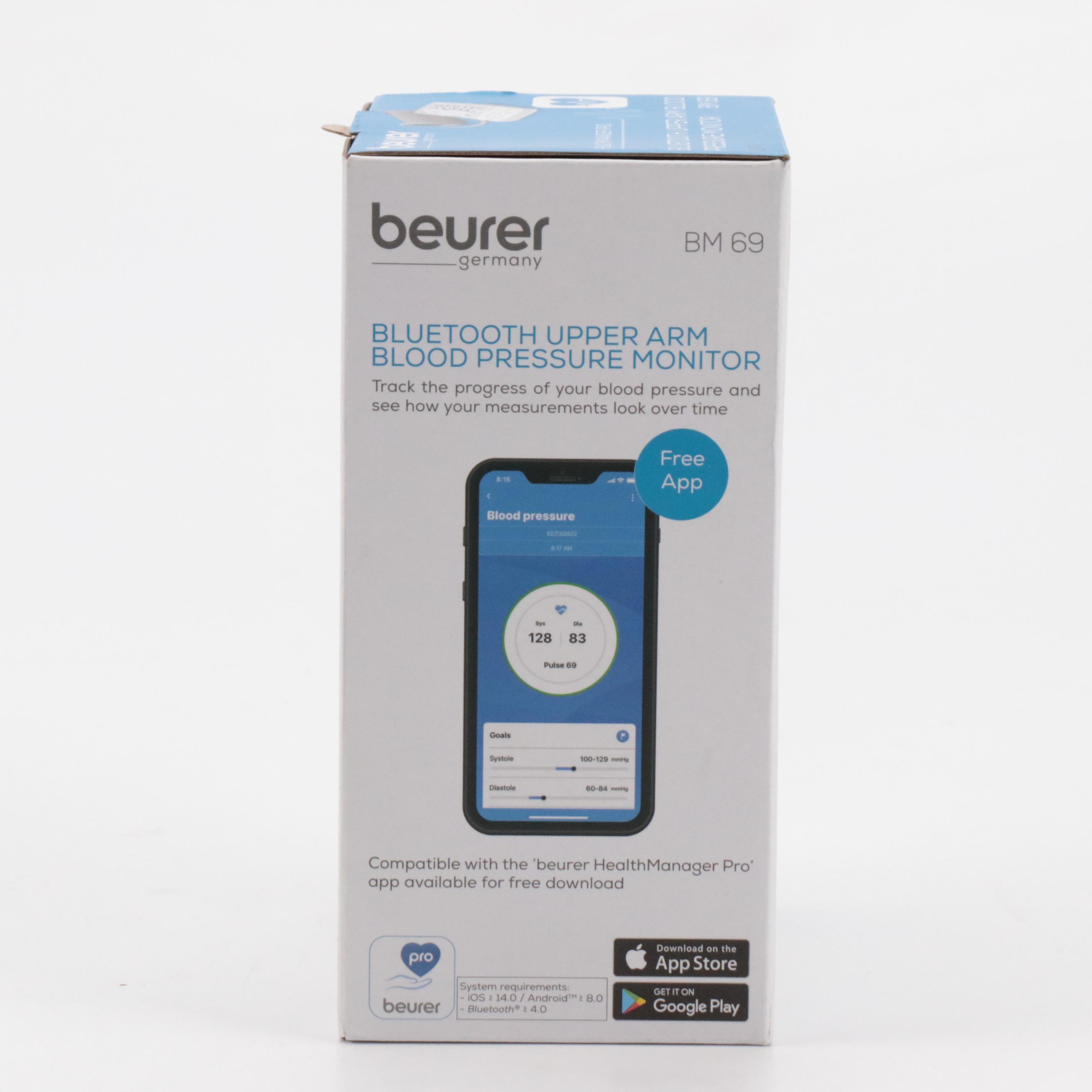 Beurer Bluetooth Upper Arm Blood Pressure Monitor