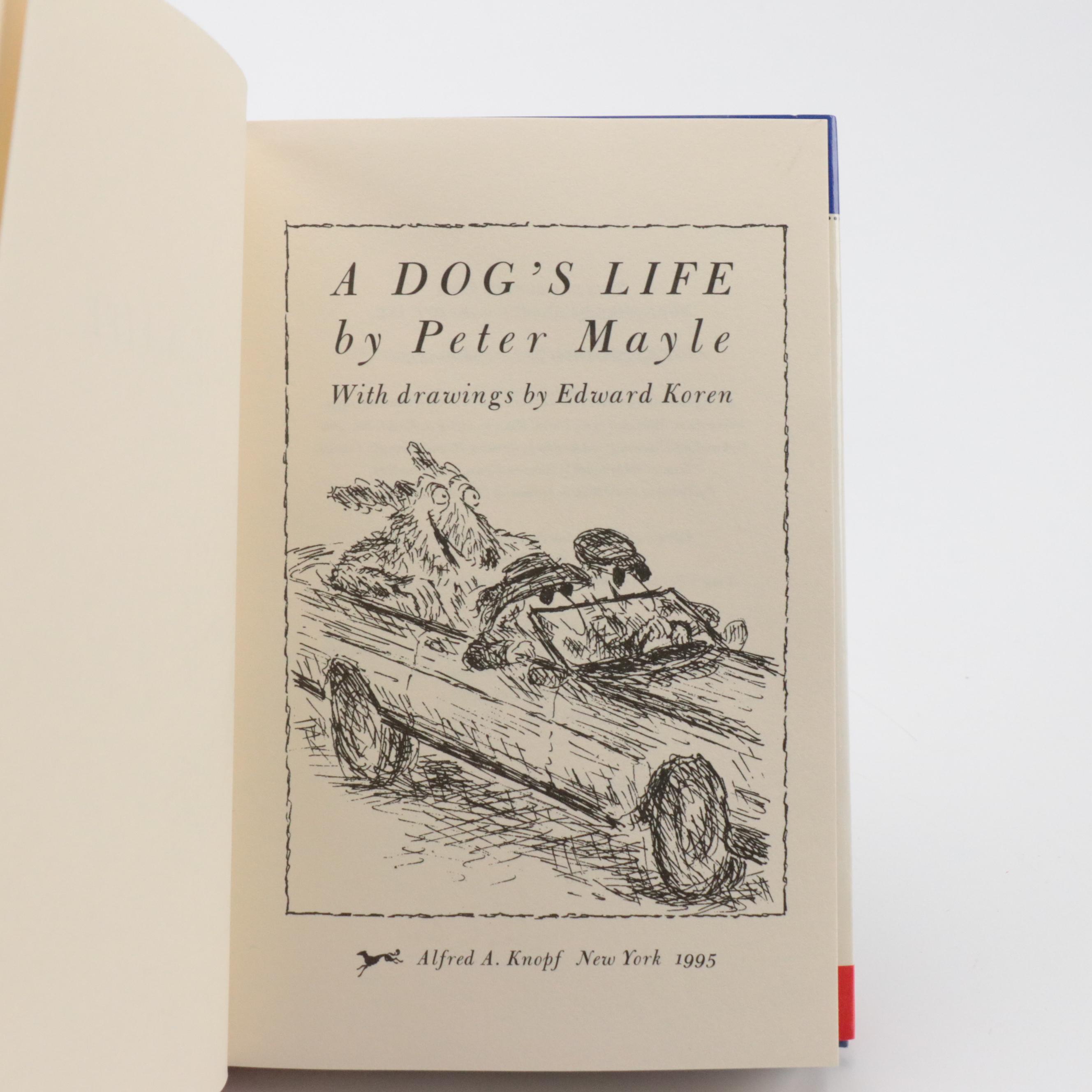 Signed First Edition "The Dogs of Central Park" by Fran Reisner and More Books