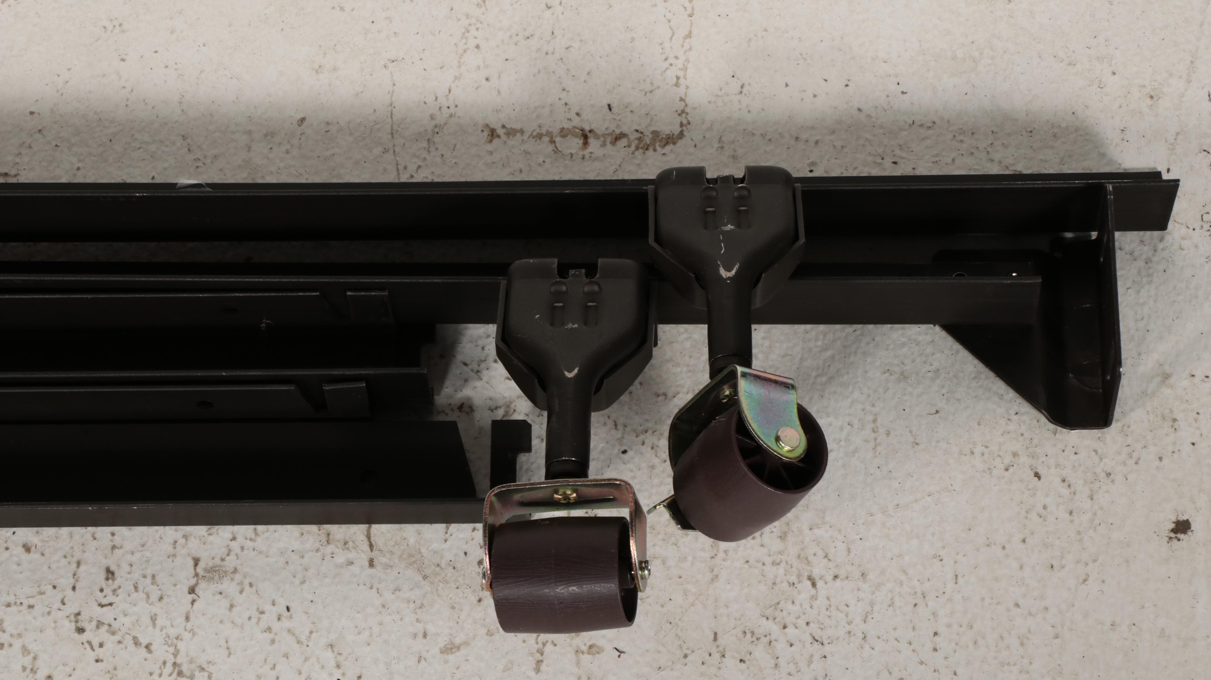 Contemporary White-Painted Queen Bed Frame with Nightstand