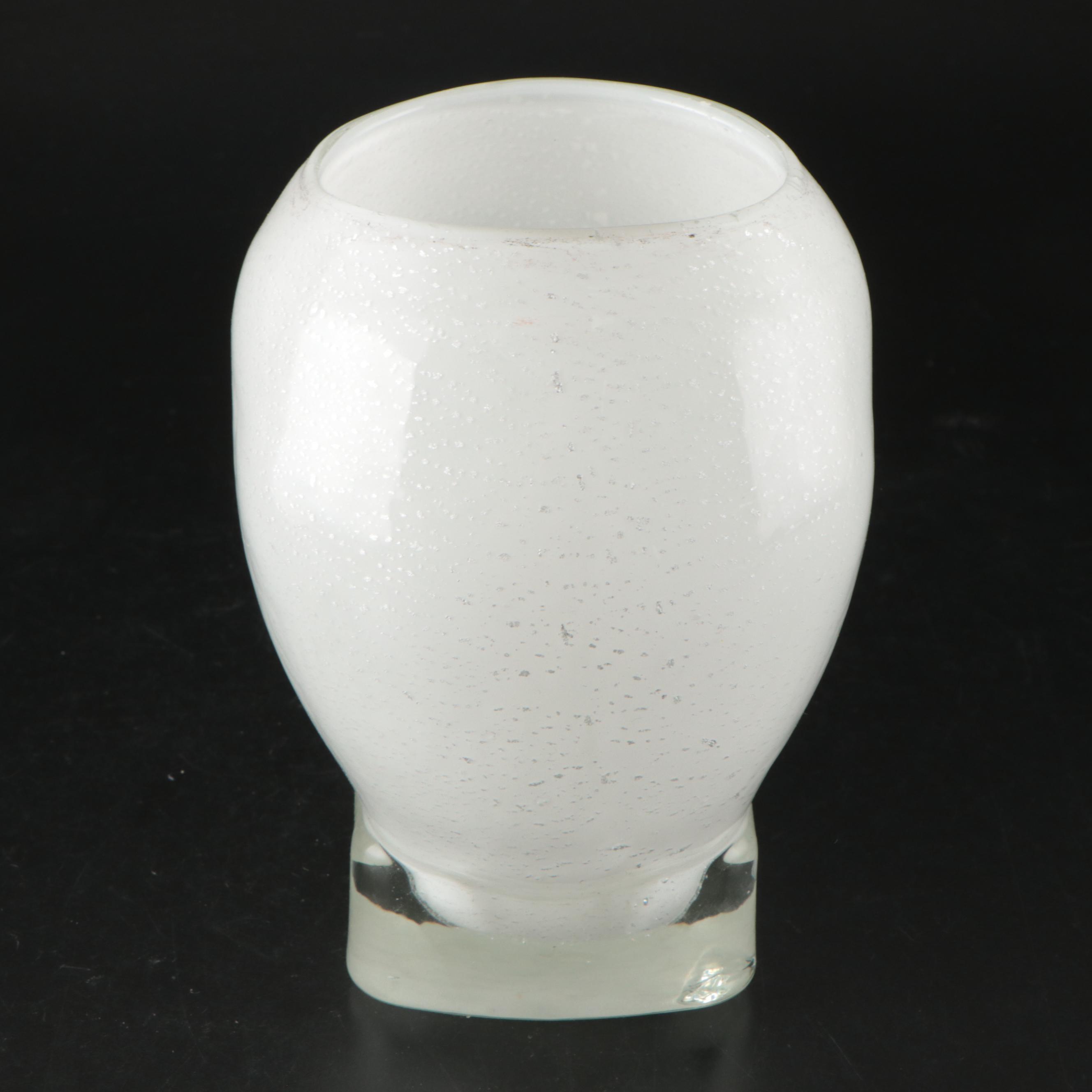 Murano Style Glass Skull Bowl with Skull Motif Accent Pillows