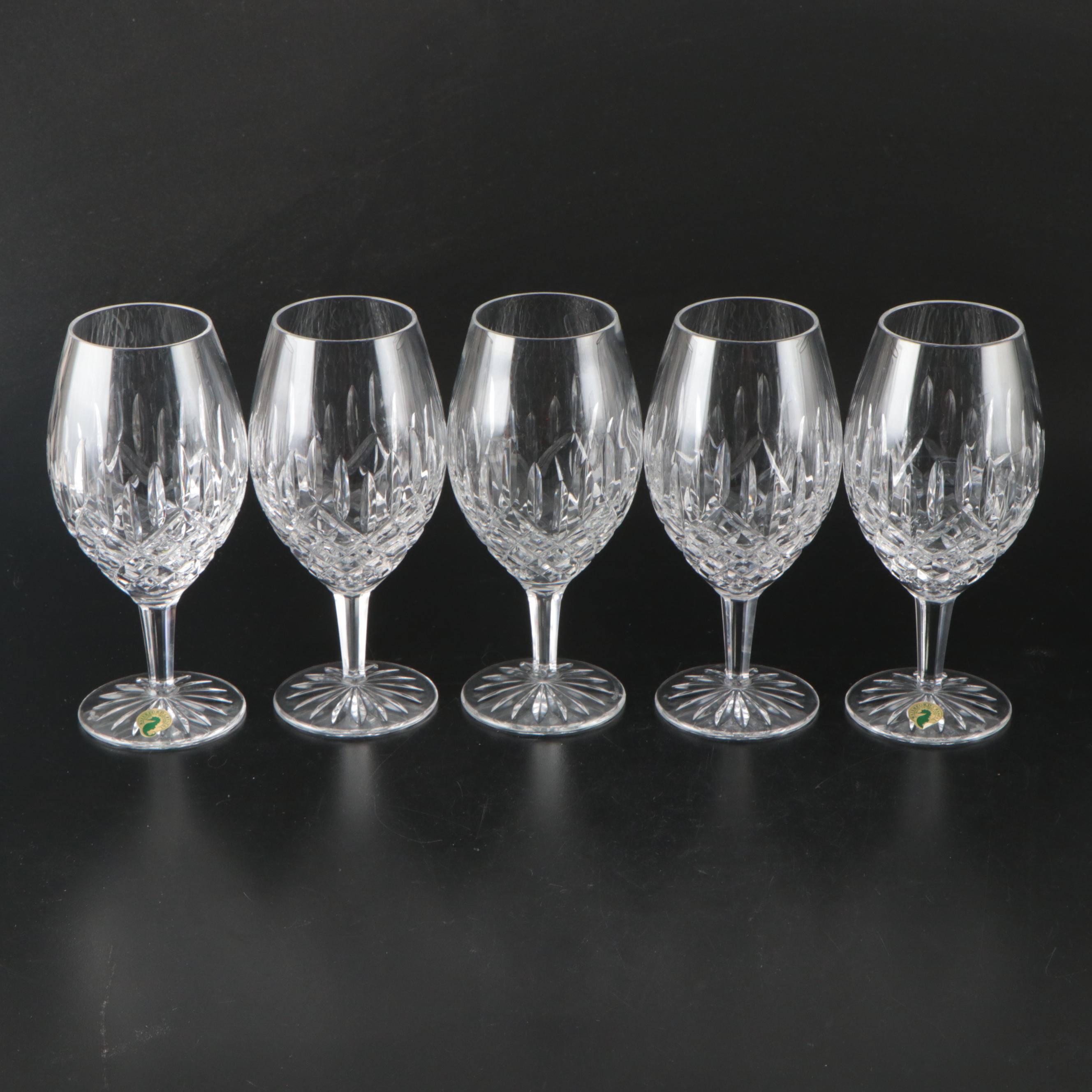 Waterford "Lismore" Crystal Iced Beverage Glasses