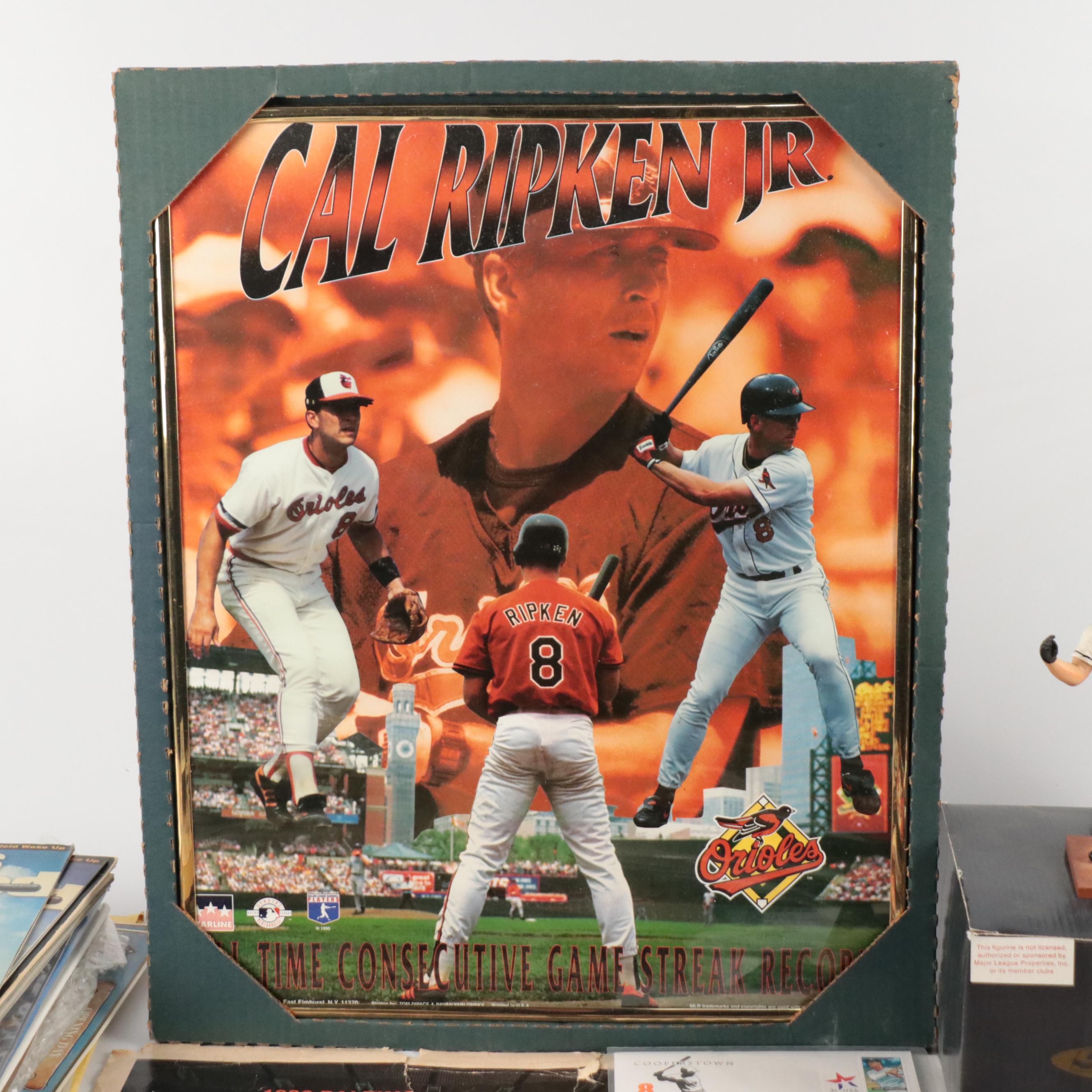 Cal Ripken Jr. Clock, Magazines, Video Game, Figurine, and More