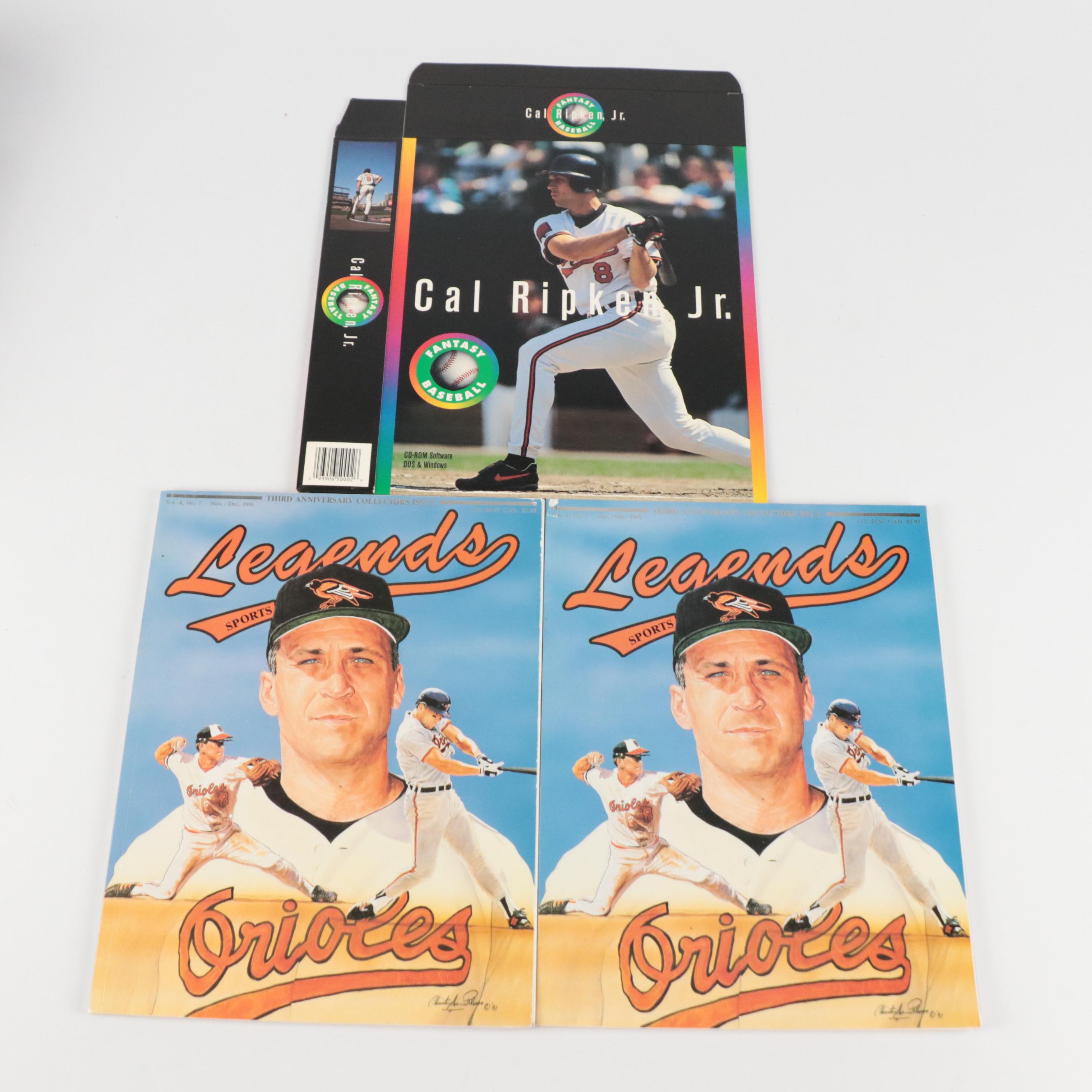 Cal Ripken Jr. Clock, Magazines, Video Game, Figurine, and More