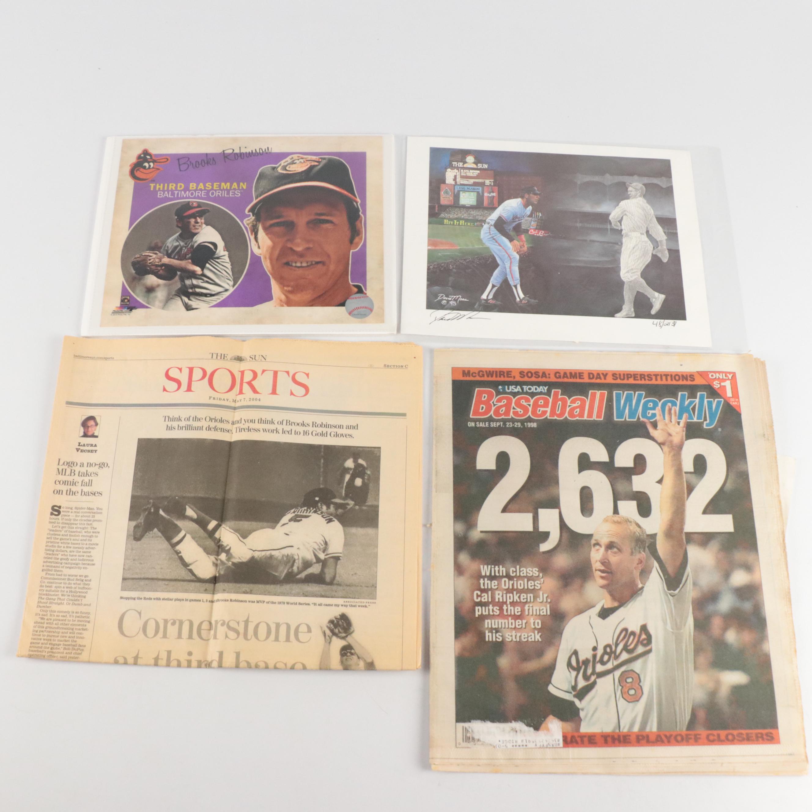 Cal Ripken Jr. Clock, Magazines, Video Game, Figurine, and More