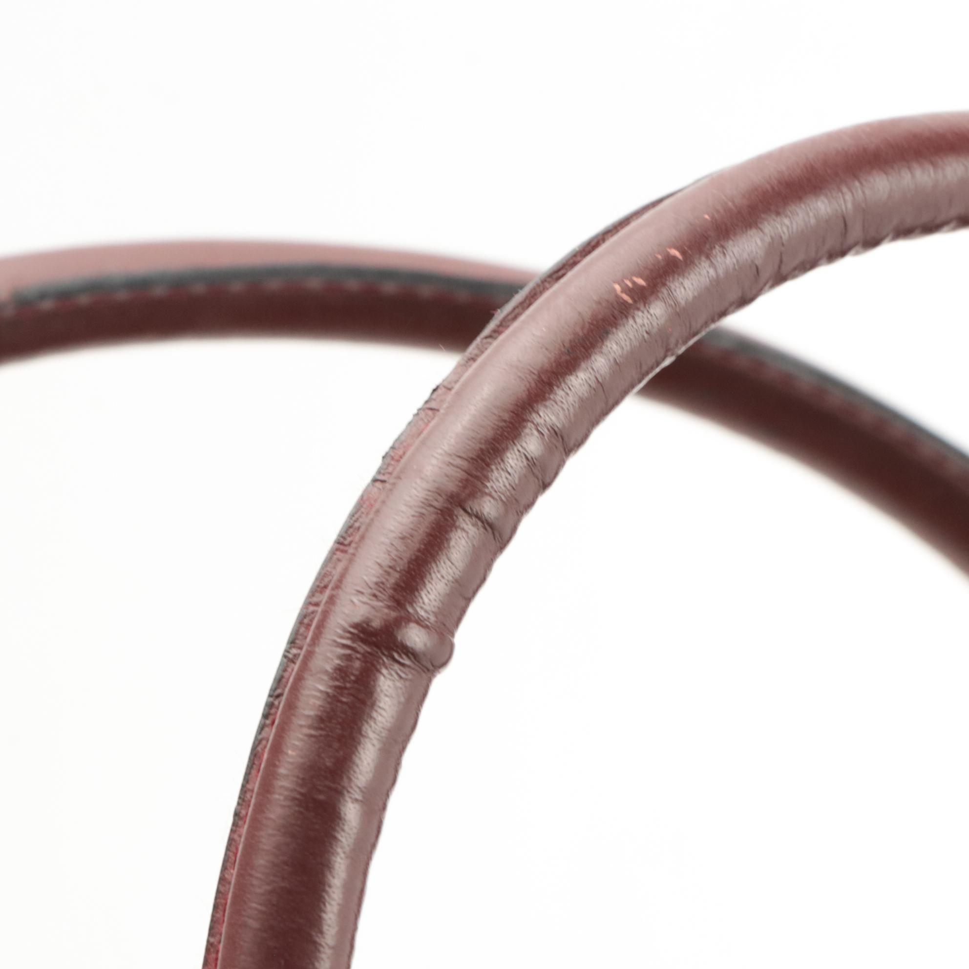 Cartier Les Must de Cartier Tall Tote in Burgundy Calfskin Leather