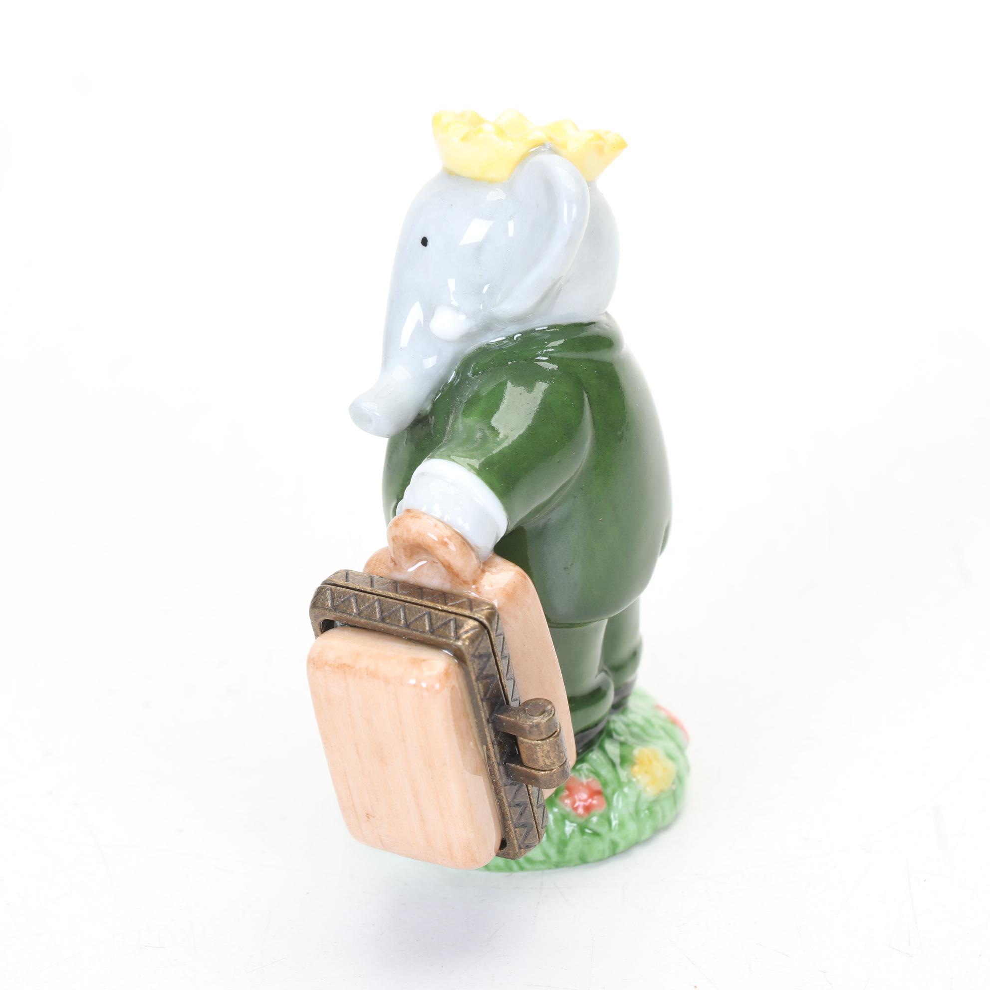 Midwest of Cannon Falls "Babar" Box, "Betty Lou" Silverplate Child Spoon & More