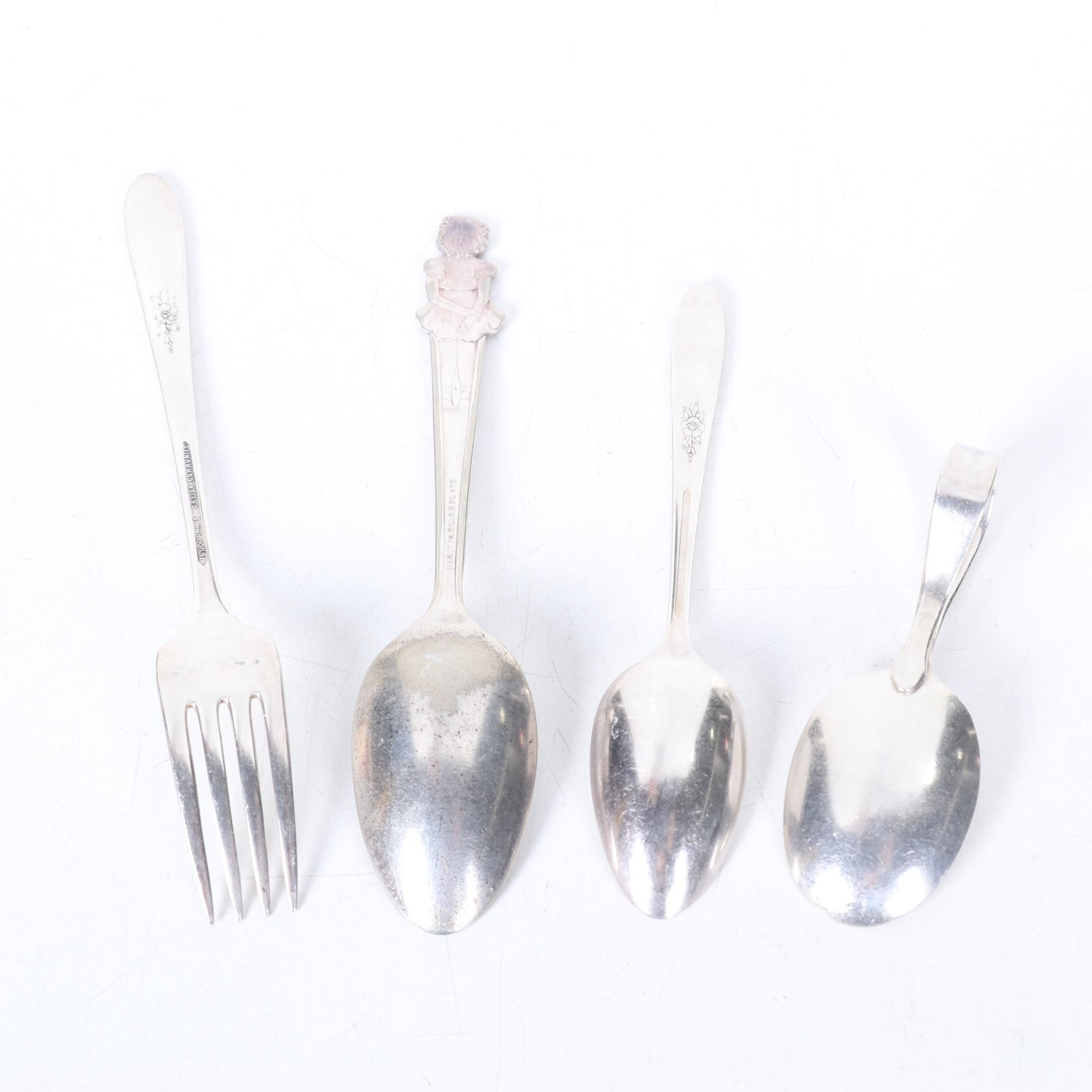 Midwest of Cannon Falls "Babar" Box, "Betty Lou" Silverplate Child Spoon & More