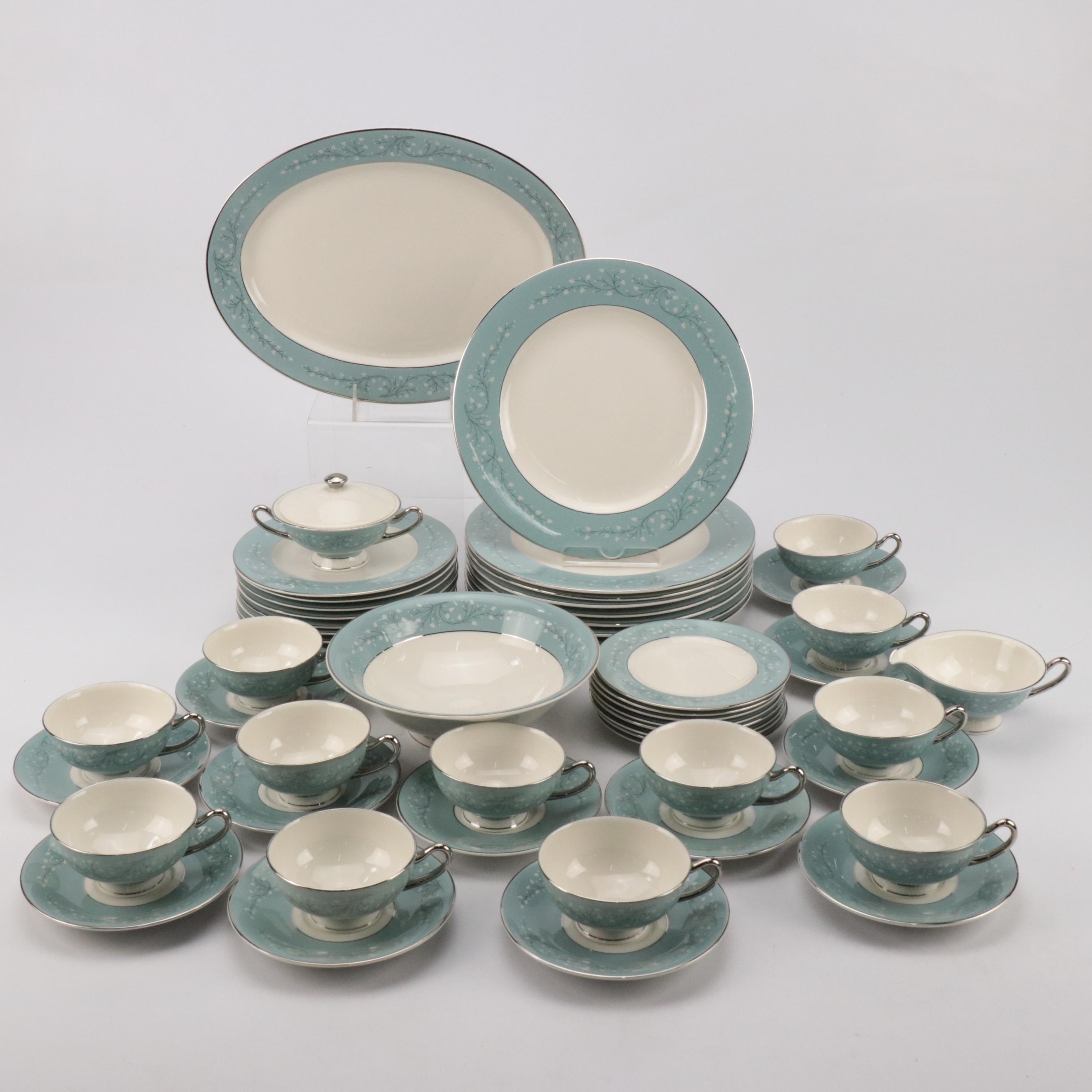 Syracuse "Minuet" Porcelain Dinner Plates, Salad Plates, and More