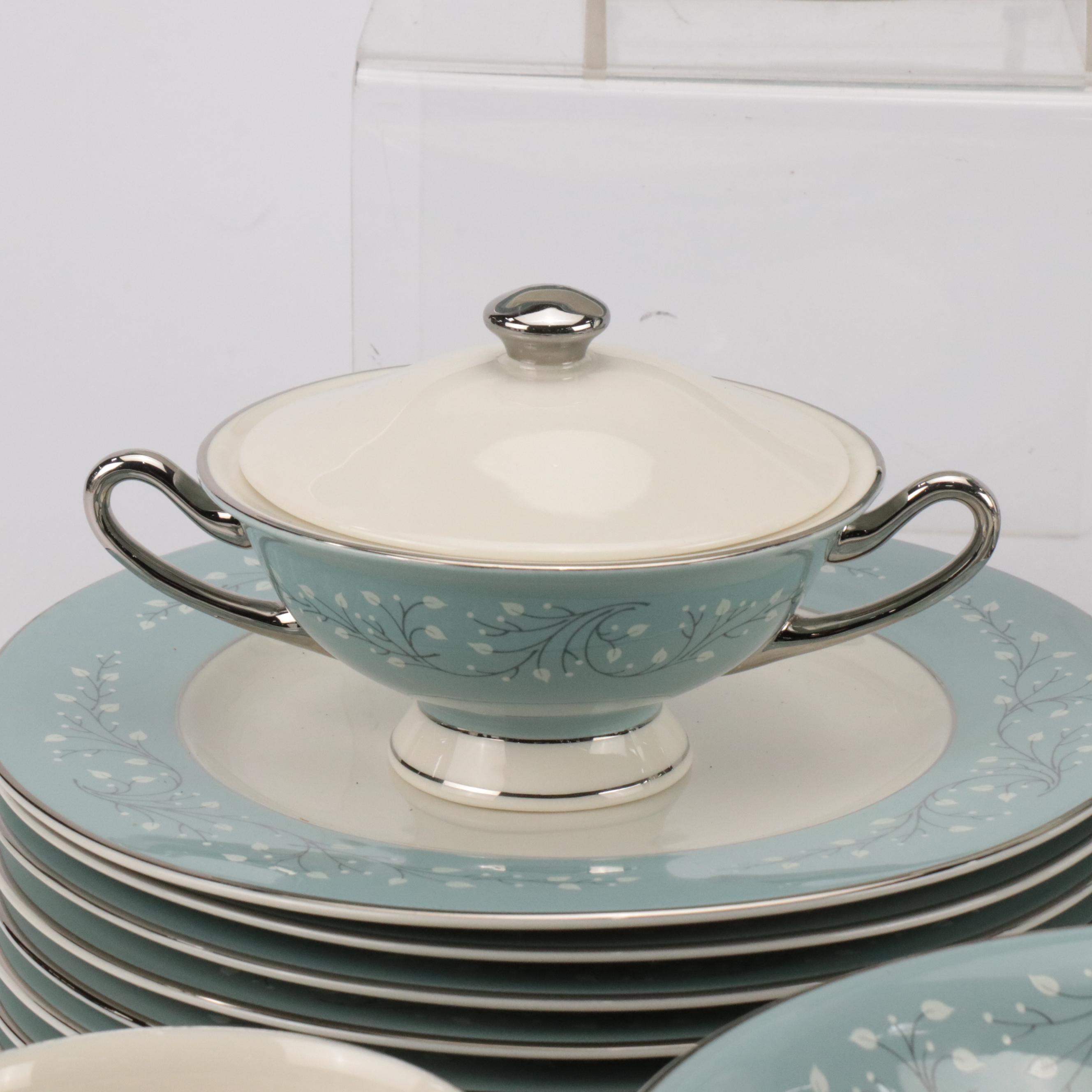 Syracuse "Minuet" Porcelain Dinner Plates, Salad Plates, and More