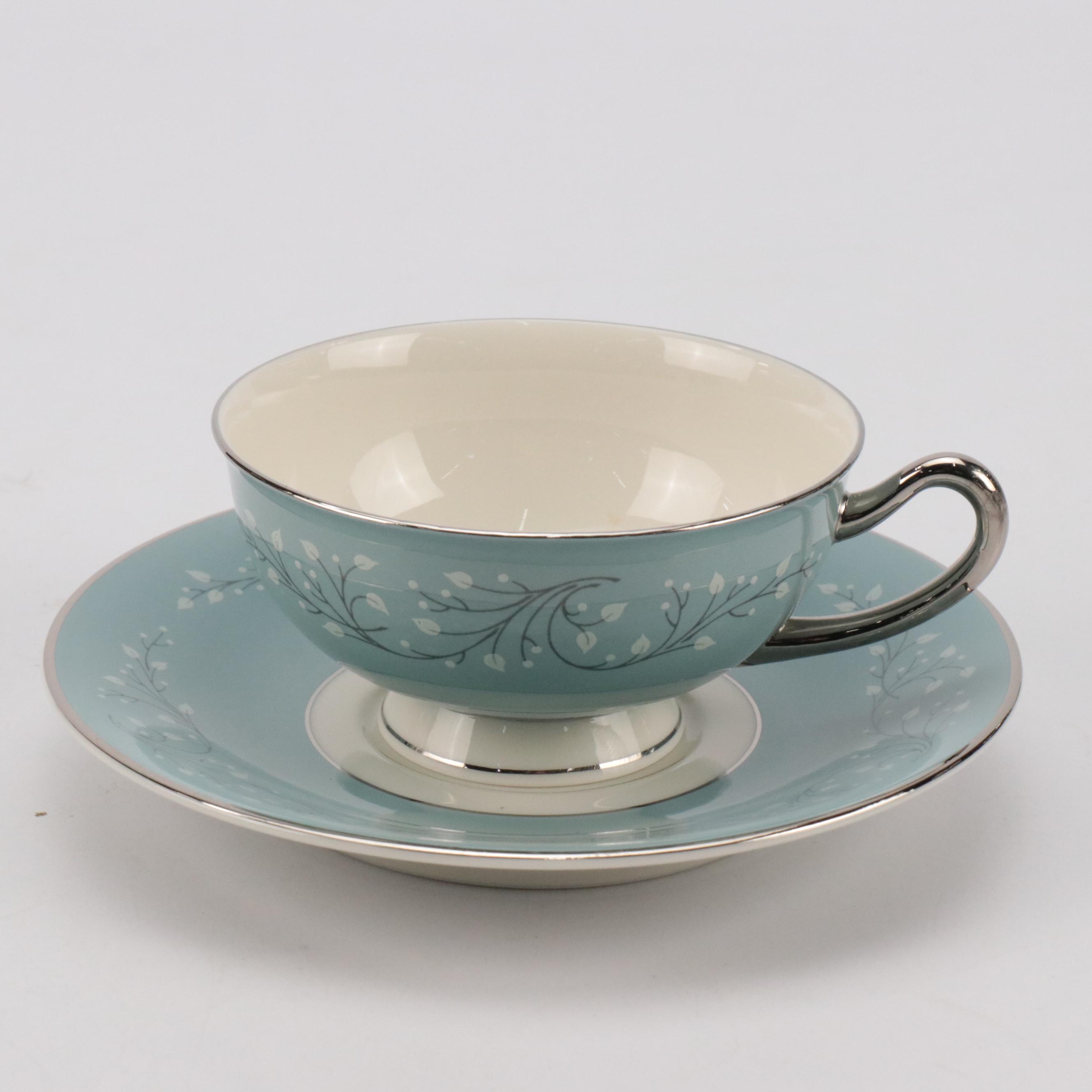 Syracuse "Minuet" Porcelain Dinner Plates, Salad Plates, and More