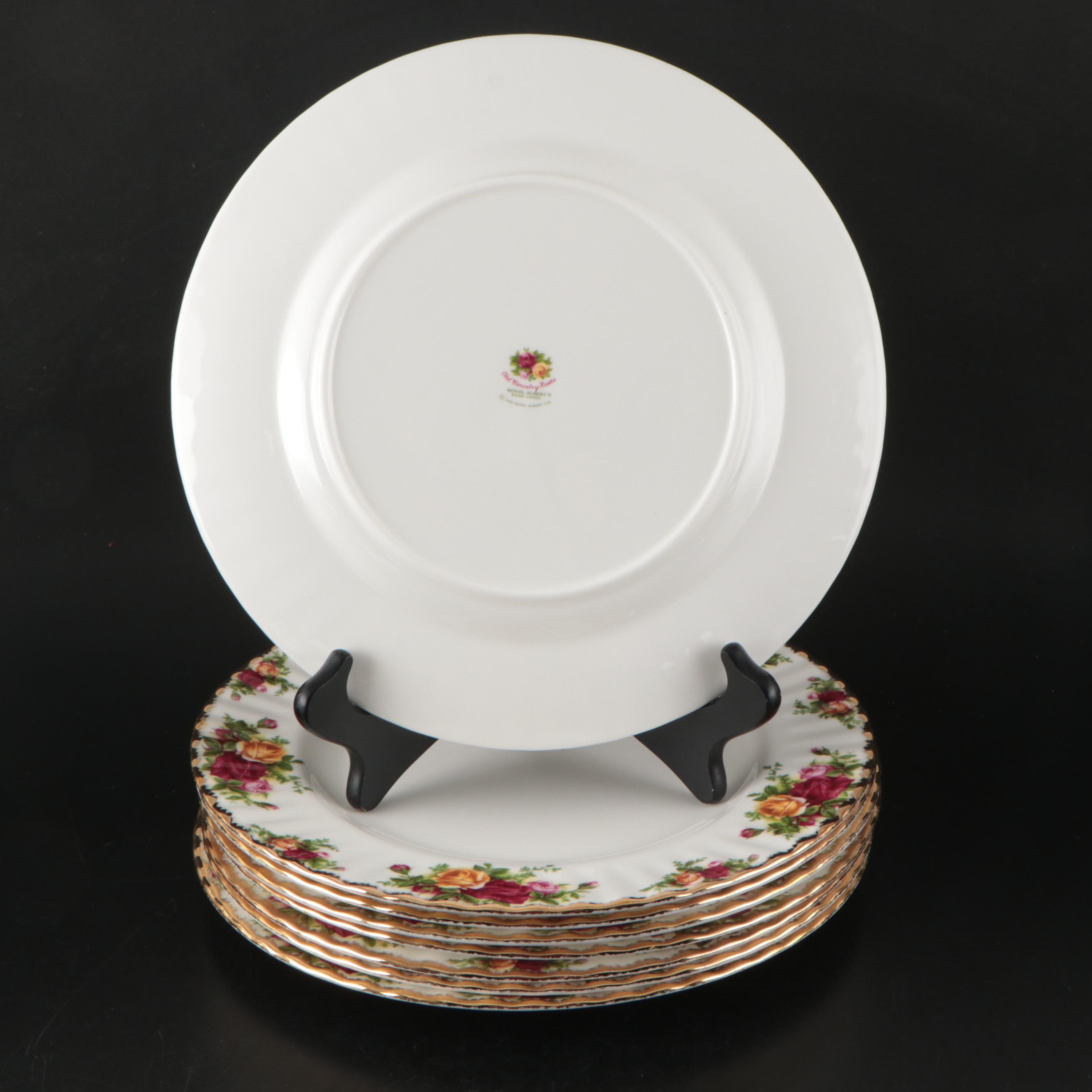 Royal Albert "Old Country Roses" Bone China Dinnerware, Late 20th C.