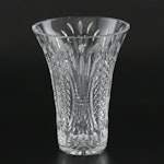 Waterford Crystal Flower Vase With Millennium Collection Prosperity Motif
