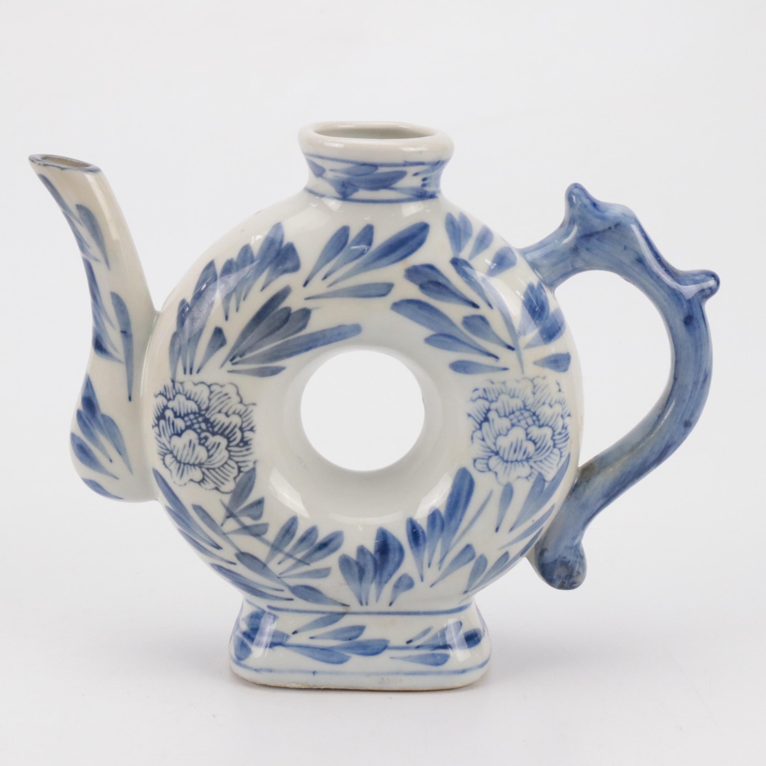 Chinese Blue and White Porcelain Teapots