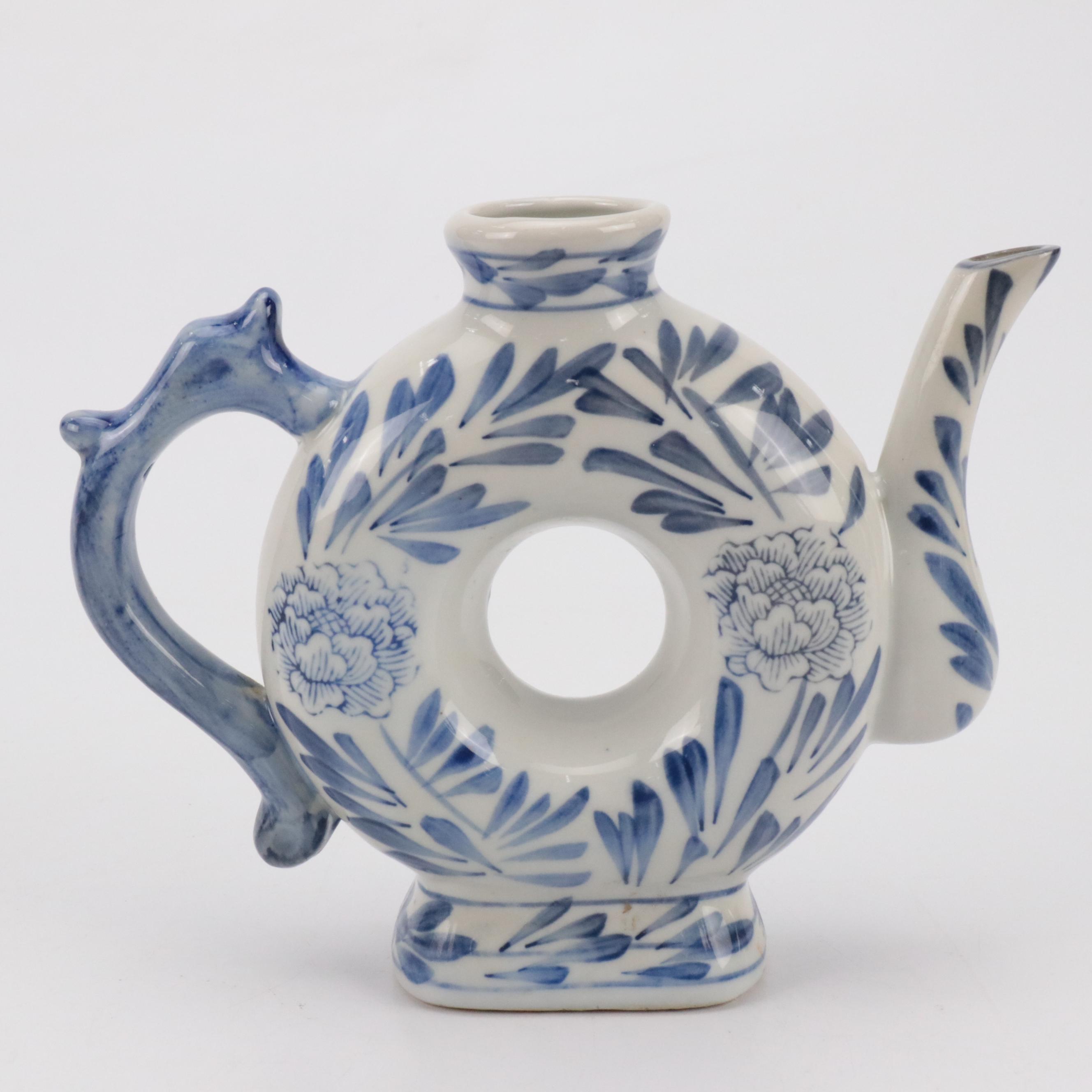 Chinese Blue and White Porcelain Teapots
