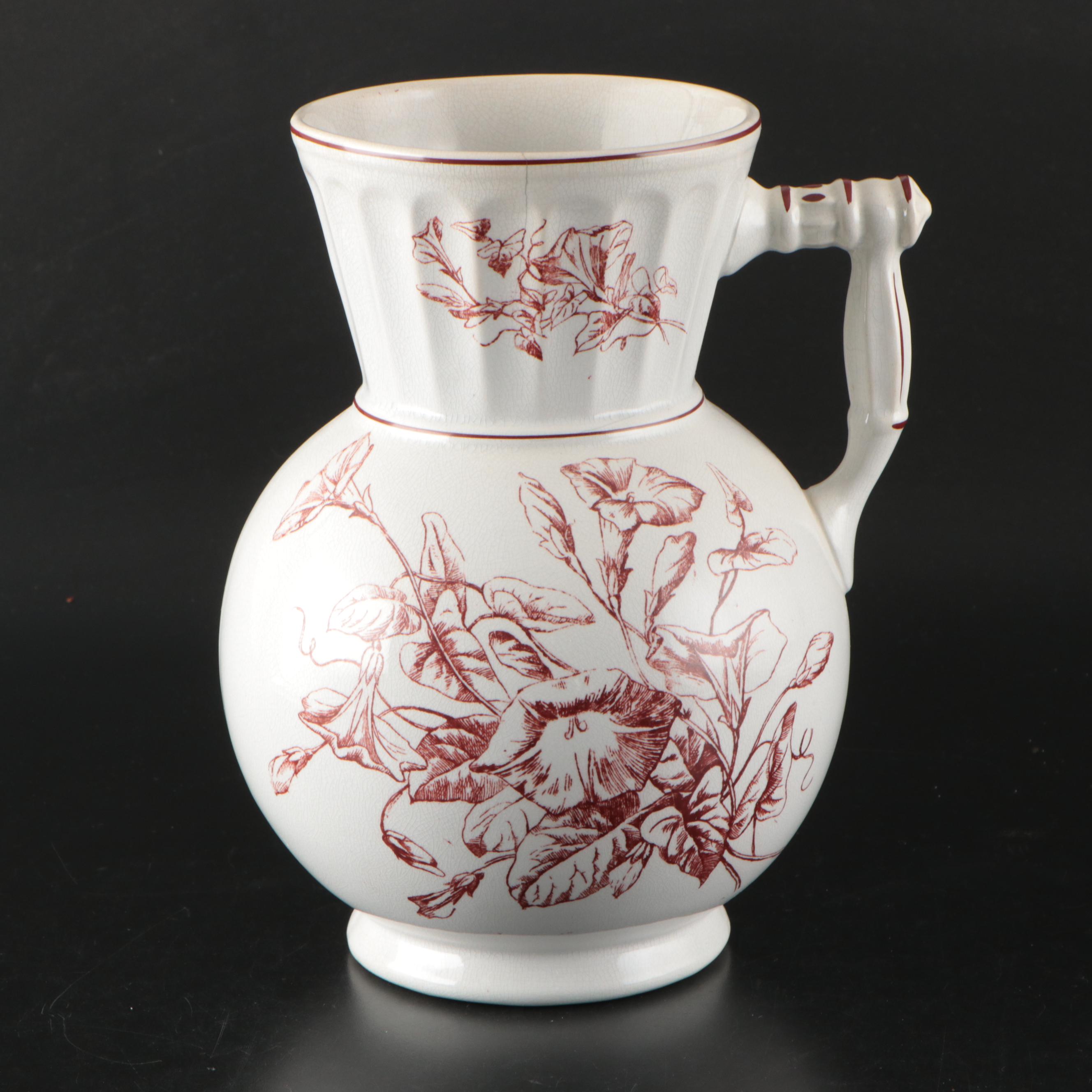 Knowles, Taylor & Knowles "Ionic" Partial Chamber Set and Vodrey Chamber Pot