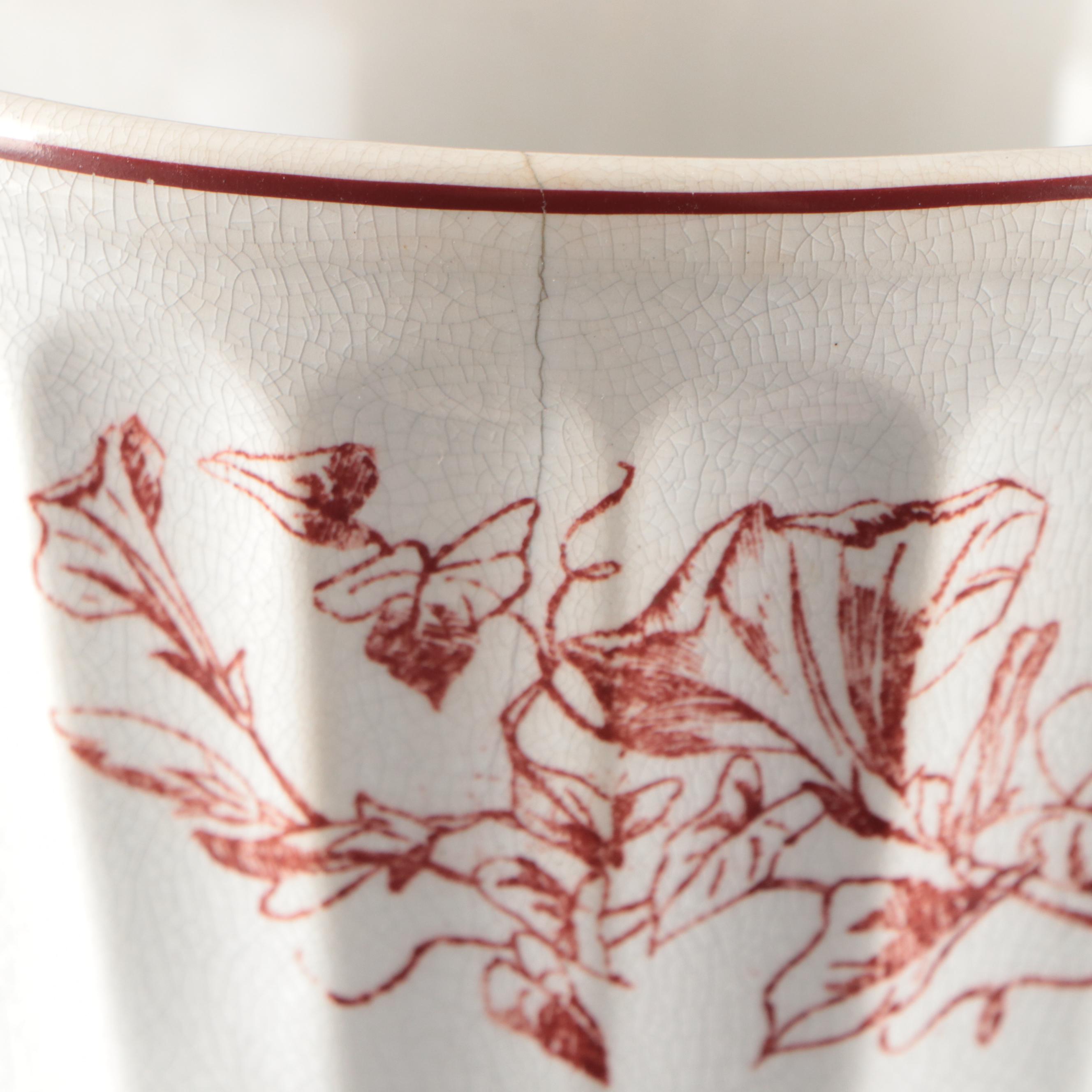 Knowles, Taylor & Knowles "Ionic" Partial Chamber Set and Vodrey Chamber Pot