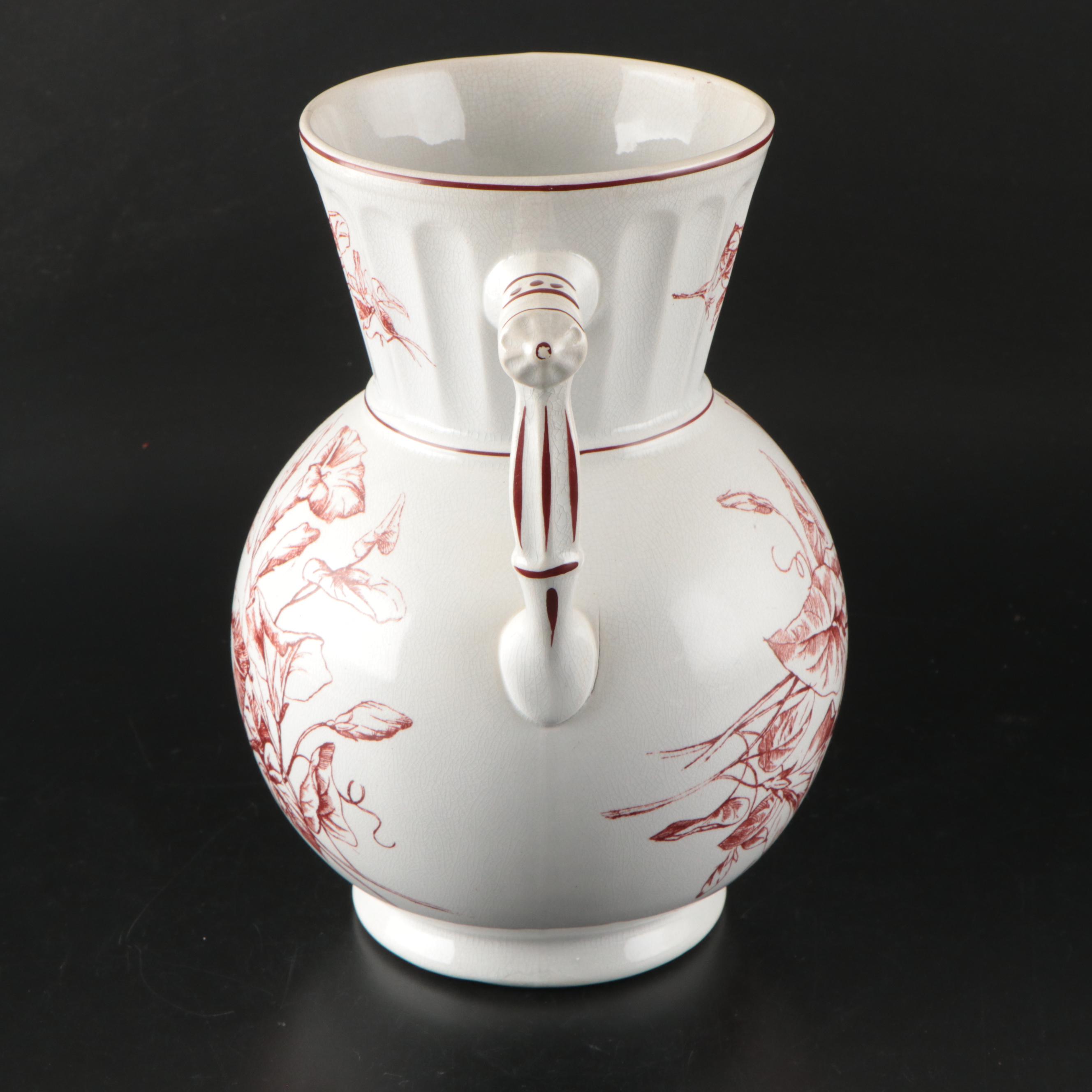 Knowles, Taylor & Knowles "Ionic" Partial Chamber Set and Vodrey Chamber Pot